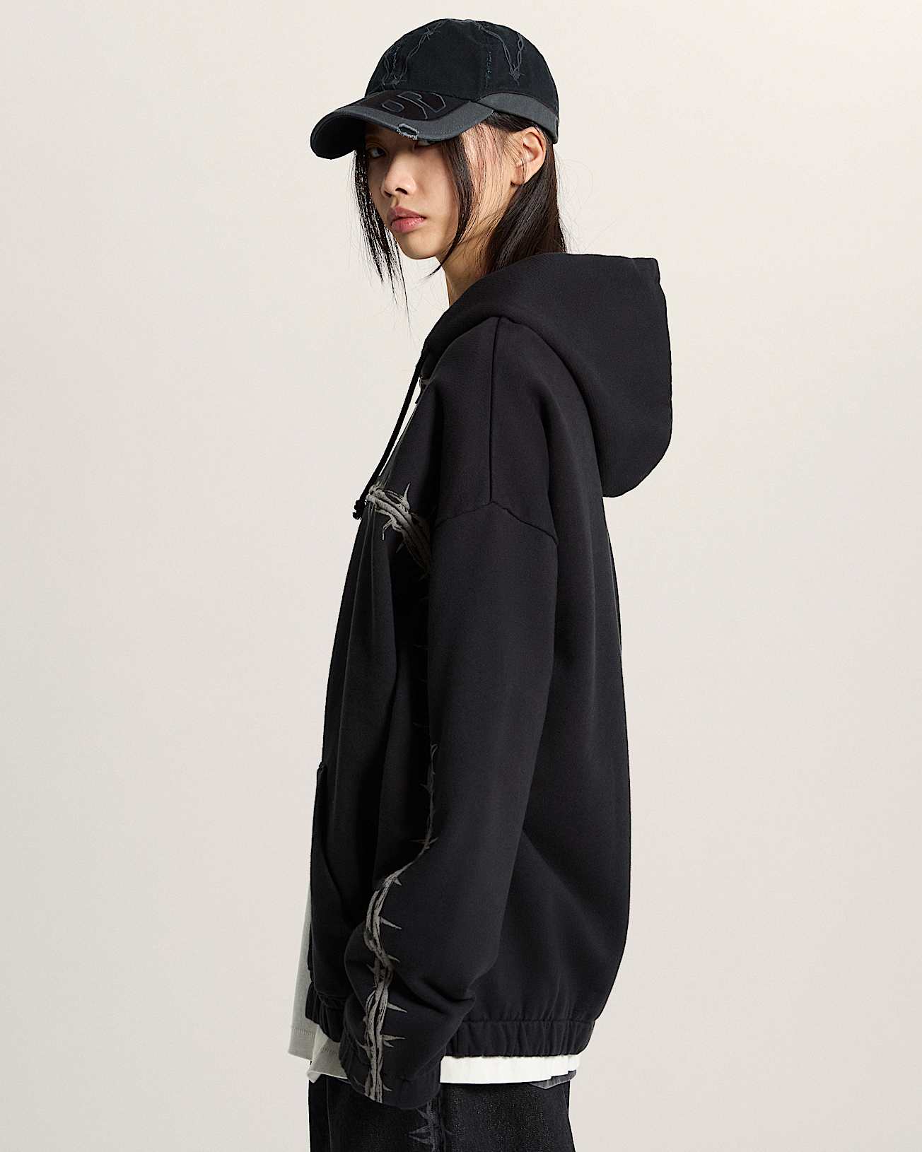 AOD by Slam Jam T Kapuzenjacke VANS Schwarz ALT10