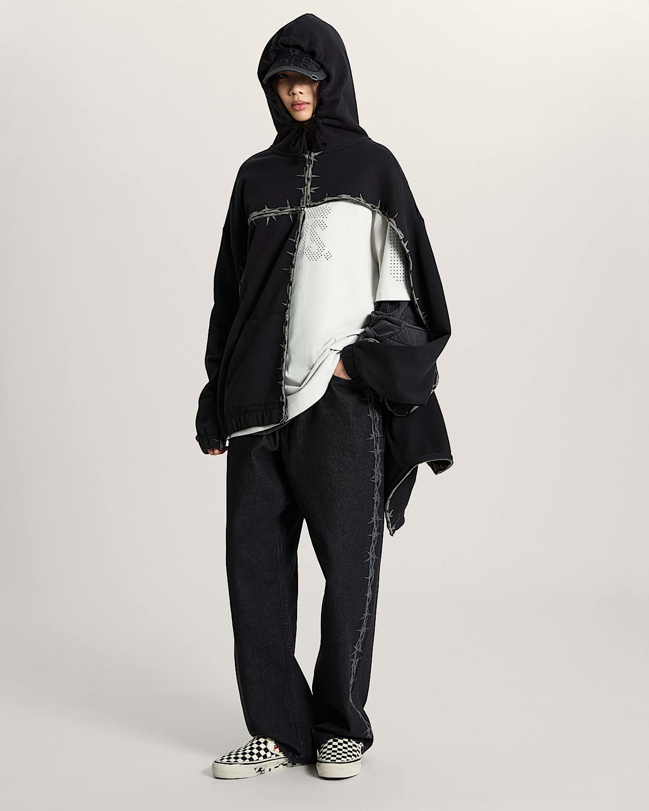 AOD by Slam Jam T Kapuzenjacke VANS Schwarz ALT11