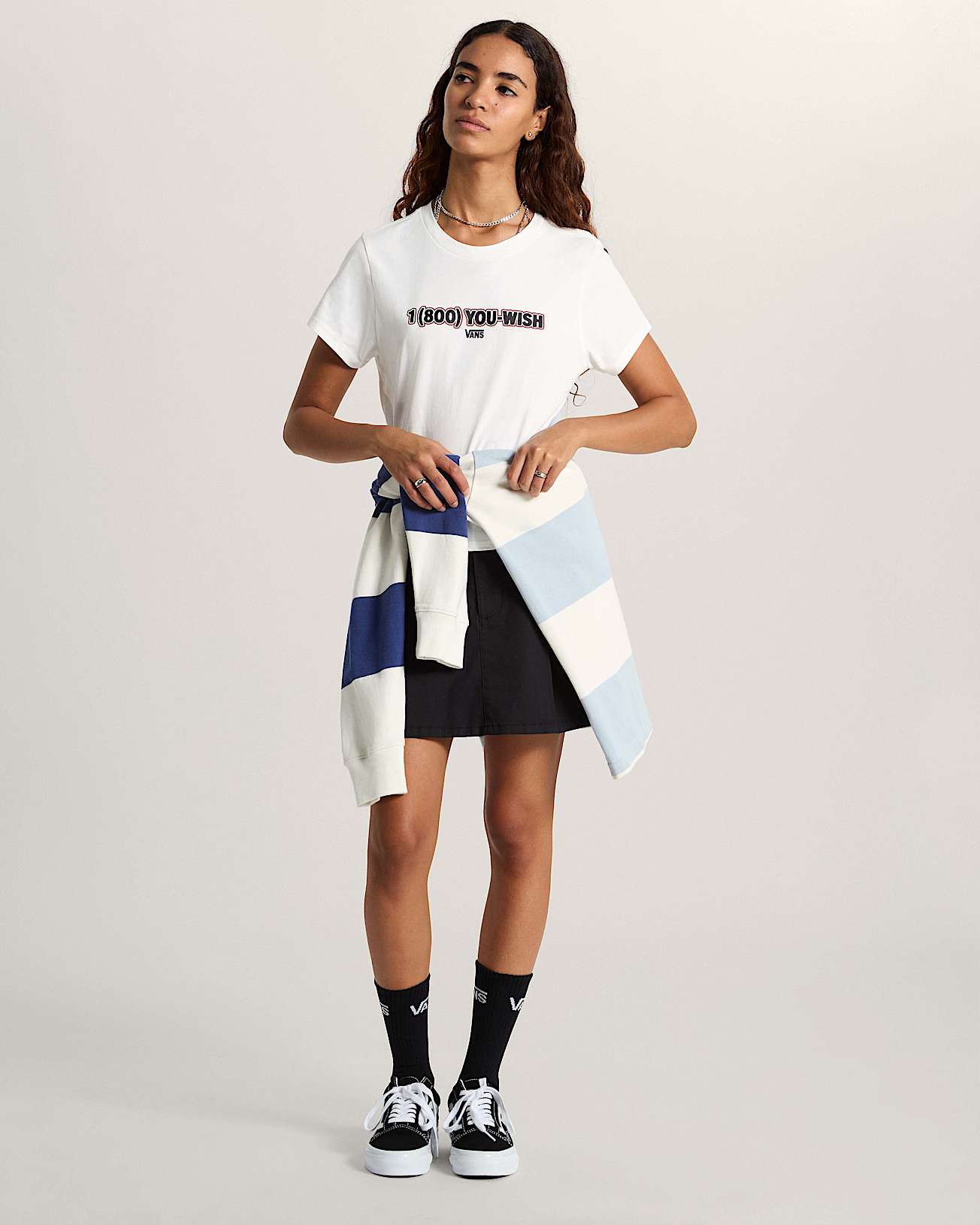 You Wish Baby Tee White VANS Biay ALT4