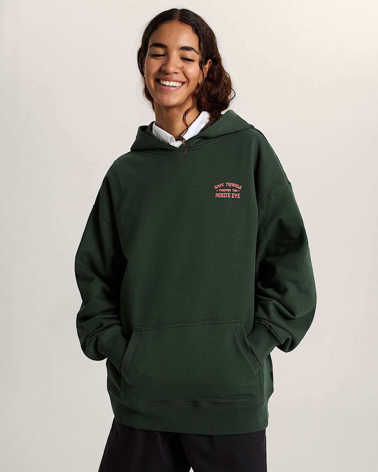 Minds Eye OS Hoodie OIL GREEN VANS Green ALT2