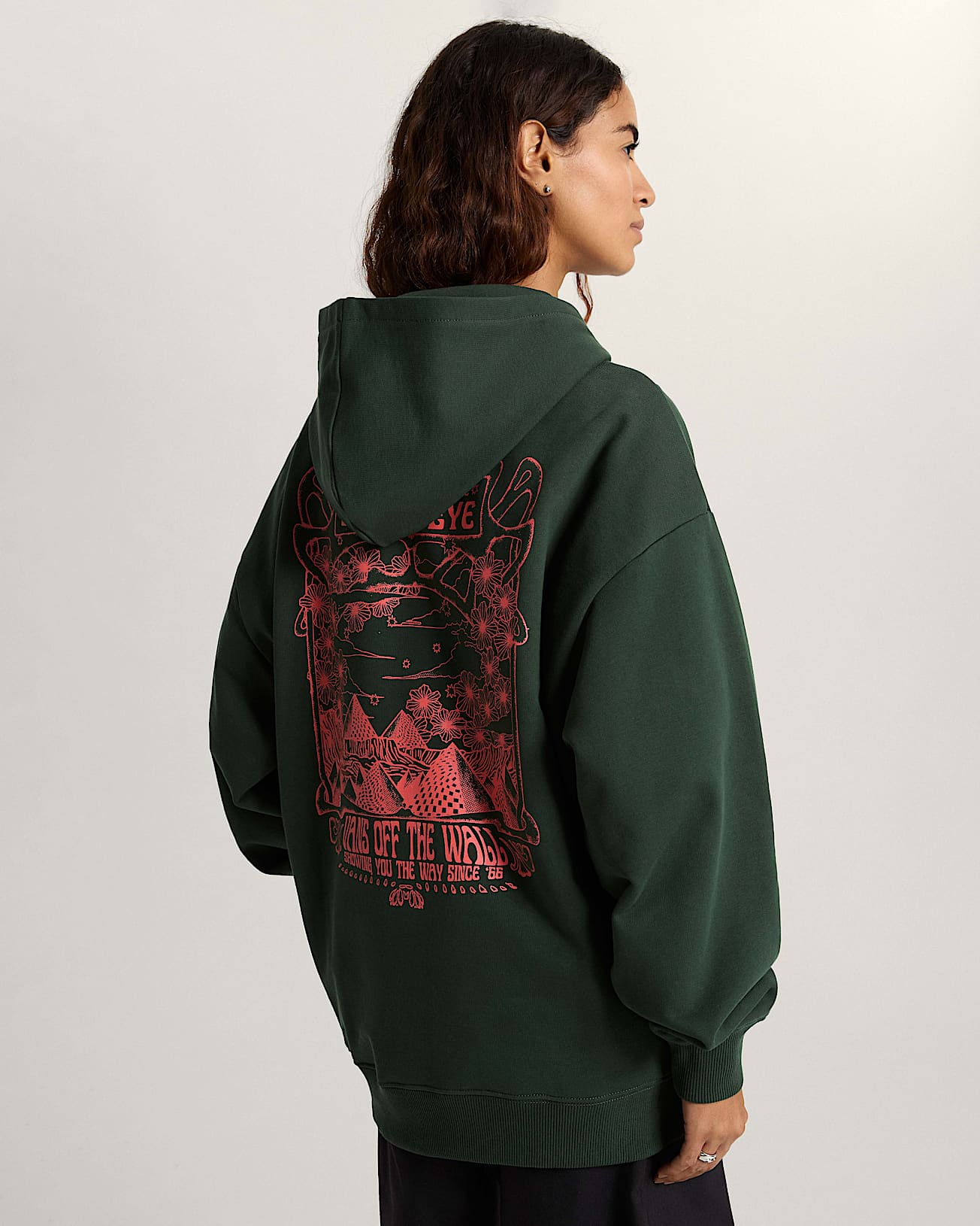 Minds Eye OS Hoodie OIL GREEN VANS Green ALT3