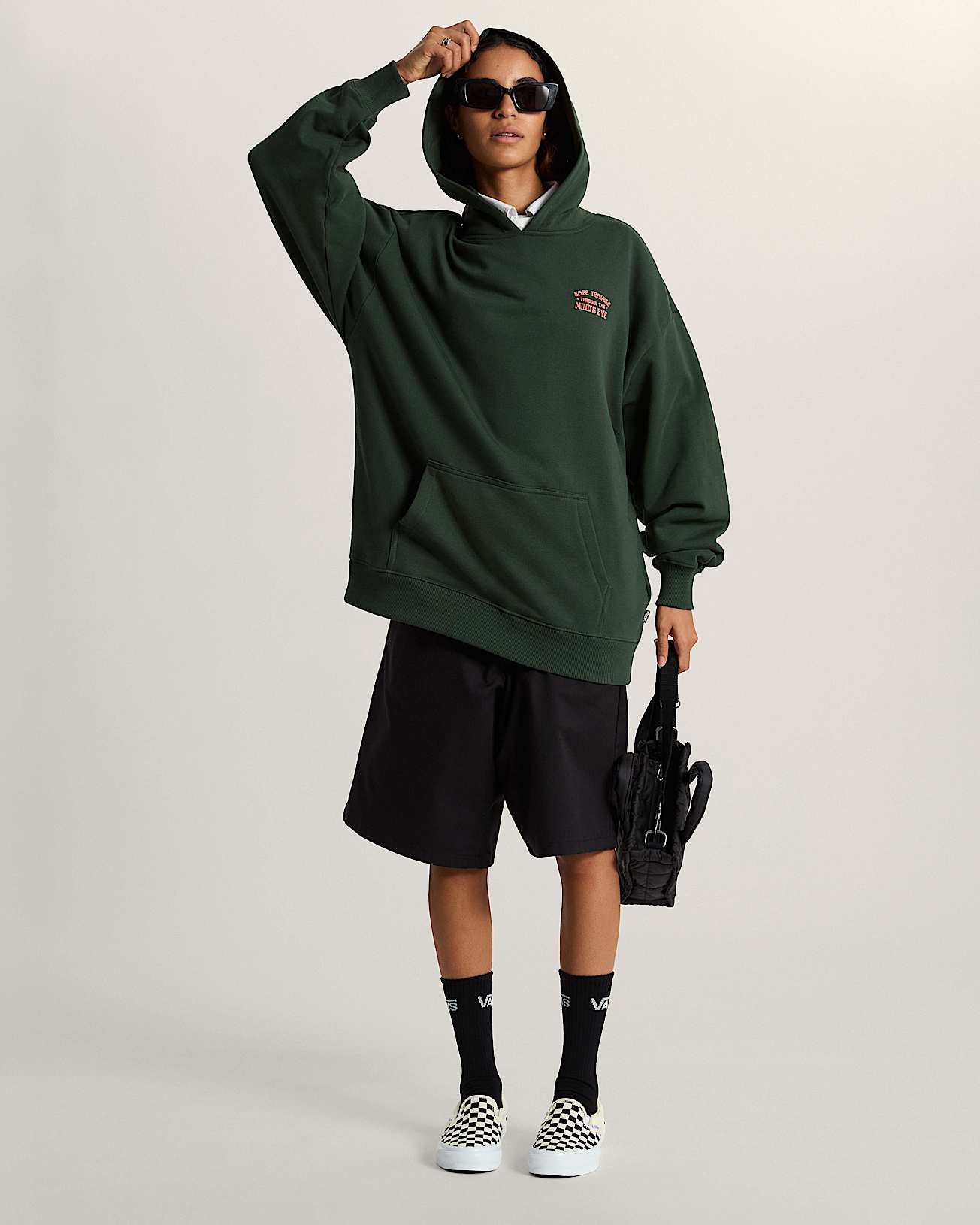 Minds Eye OS Hoodie OIL GREEN VANS Green ALT5
