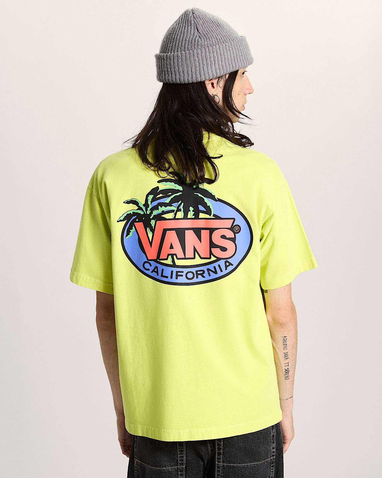 SoCal Palms SS Tee Fluro Lime VANS Yellow alt3