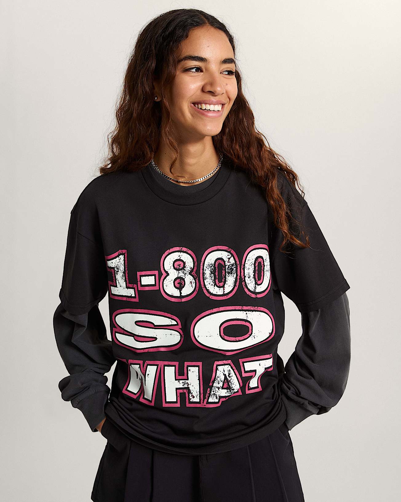 1 800 So What SS Tee Black VANS Nero alt2