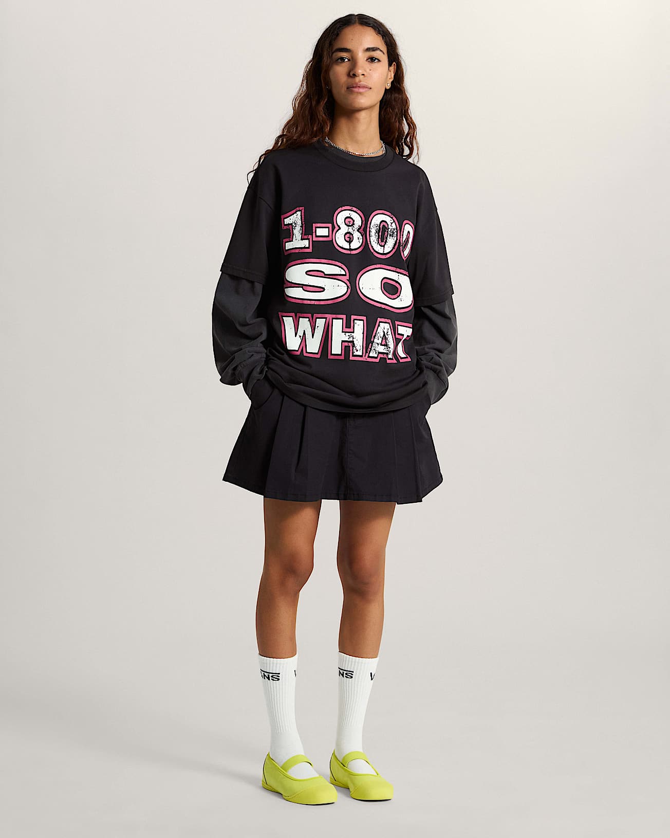 1 800 So What SS Tee Black VANS Nero alt4
