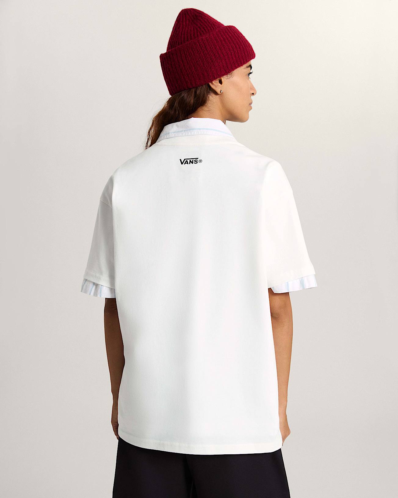 1 800 So What SS Tee White VANS Blanco alt3