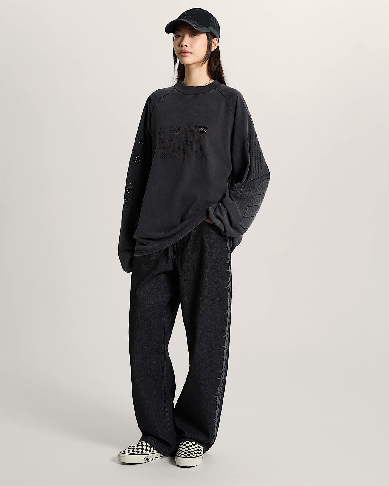 AOD by Slam Jam Denim Trousers VANS Black ALT9
