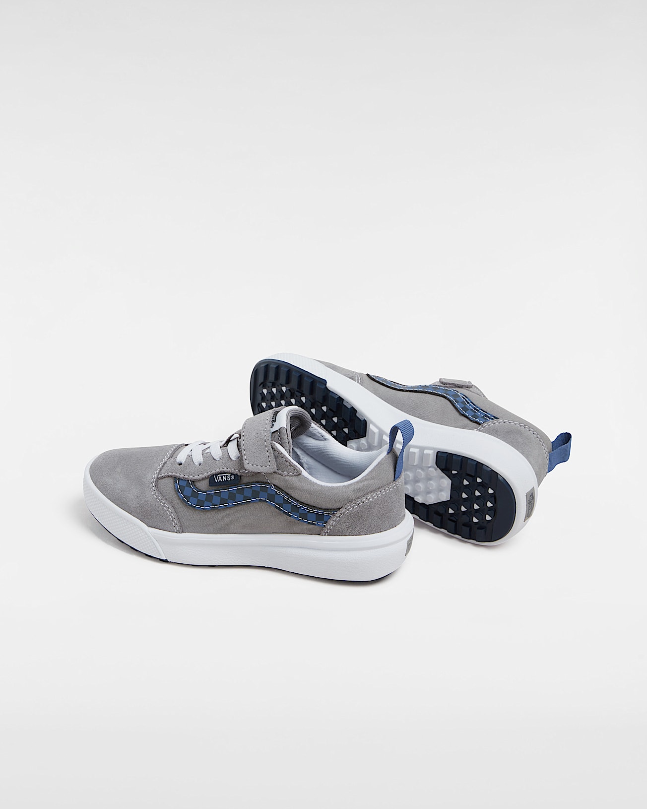 Kids UltraRange 66 Hook and Loop Shoes (4-8 Years) in Grey