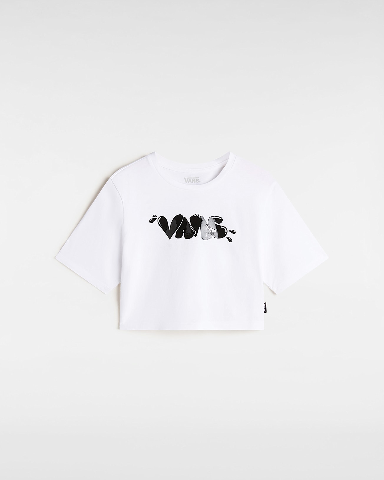 Busted Type Crop Rundhals-T-Shirt - 1