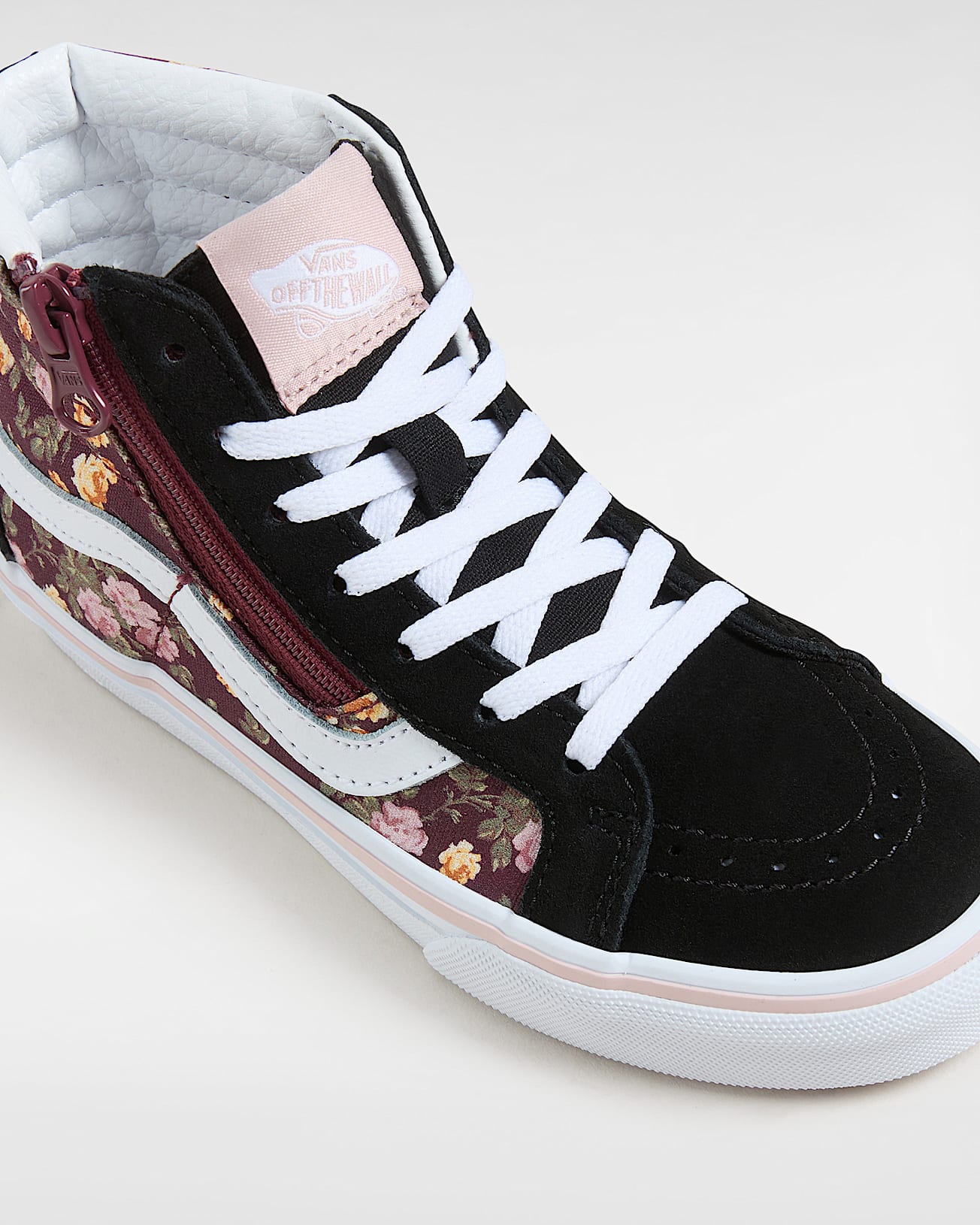 Kids SK8-Hi Side Zip (4-8 years) in Black| Vans UK