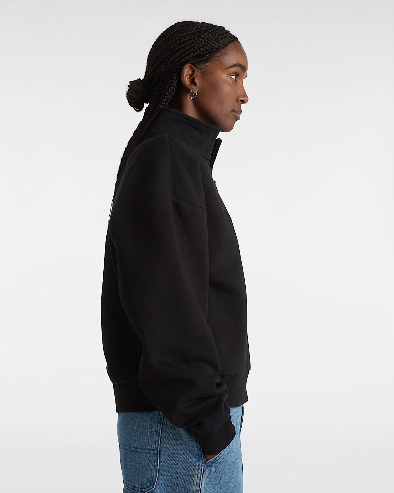 Sweat-shirt à col montant Leighton