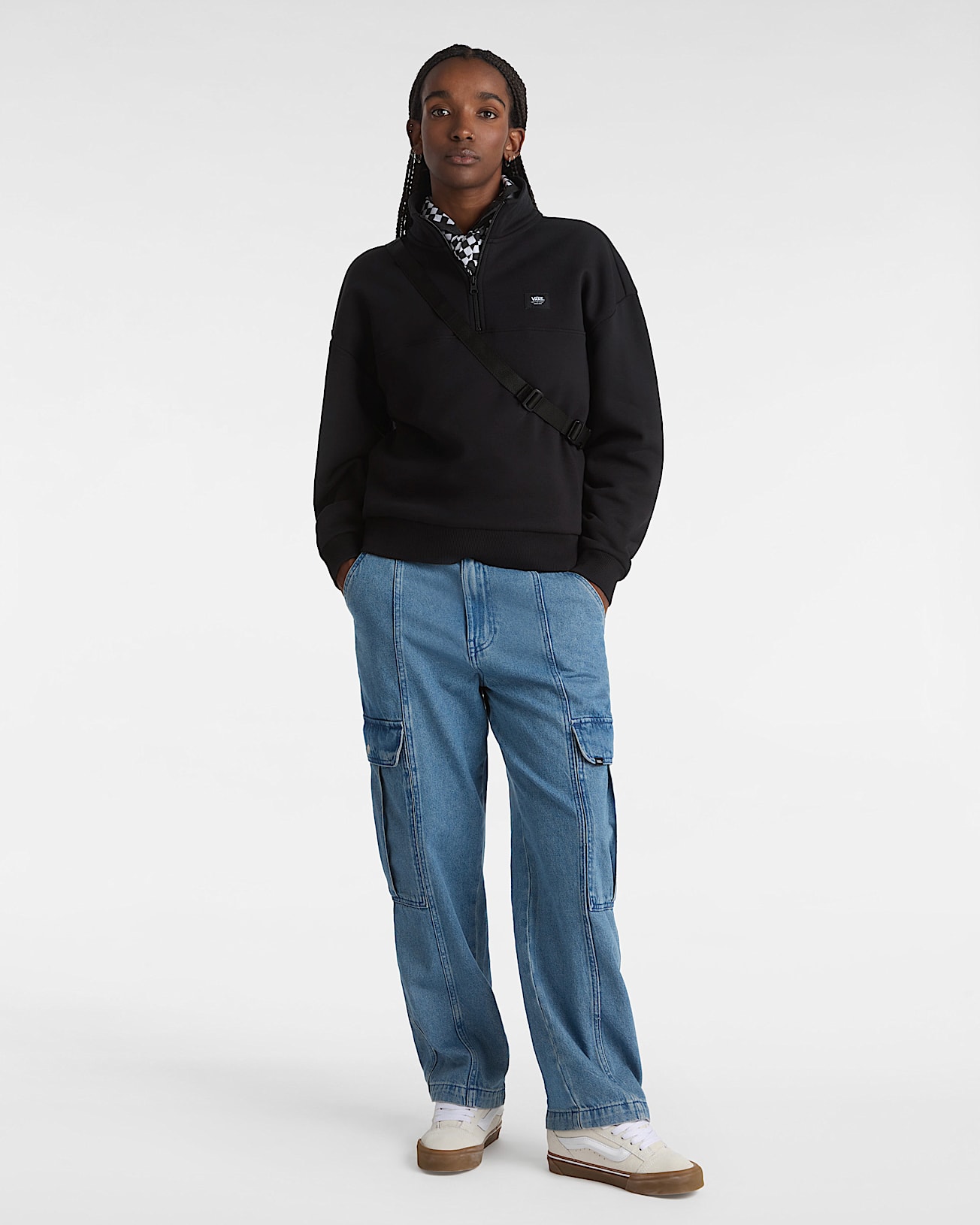 Sweat-shirt à col montant Leighton