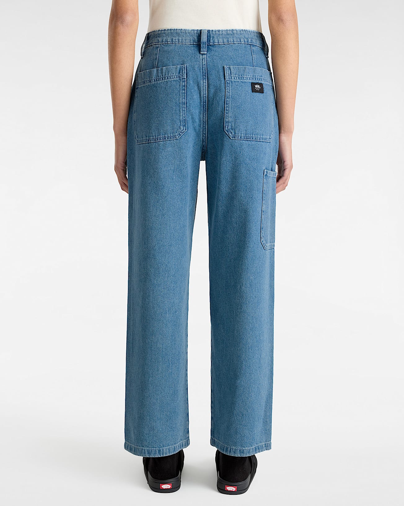 Union Relaxed Denim Carpenter Trousers in Blue| Vans DK
