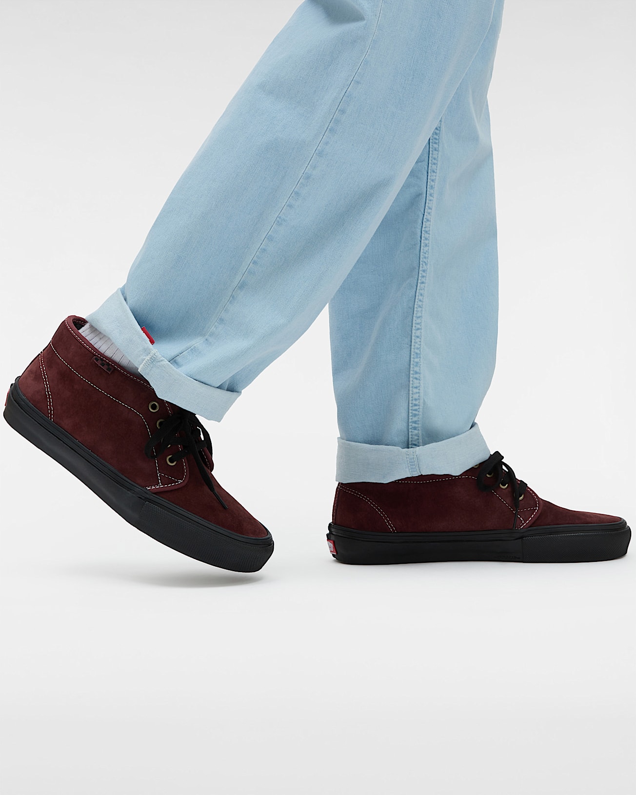Skate Chukka Shoes in Red| Vans UK