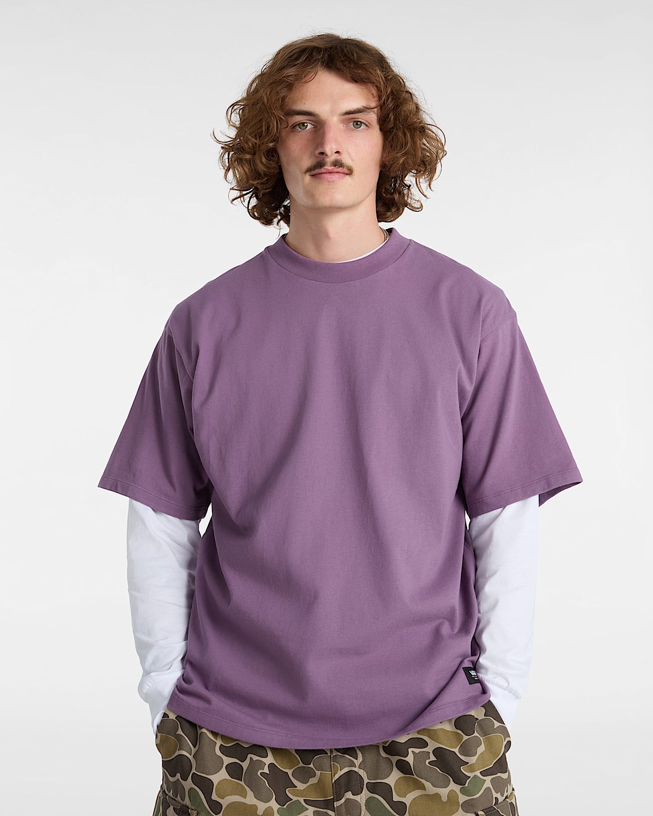 トップス ANGLAN Huge Check Work Shirt - Purple ANGLAN Huge Check Work Shirt - Purple