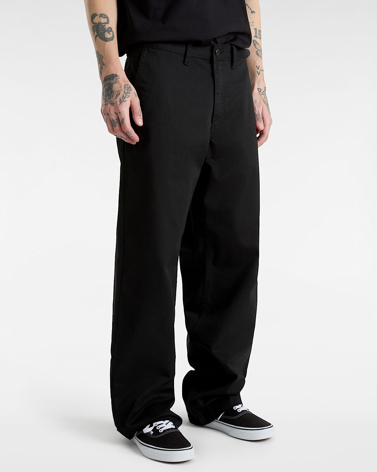 訳あり超特価の通販 Authentic Chino Loose Trousers in Black| Vans DK パンツ
