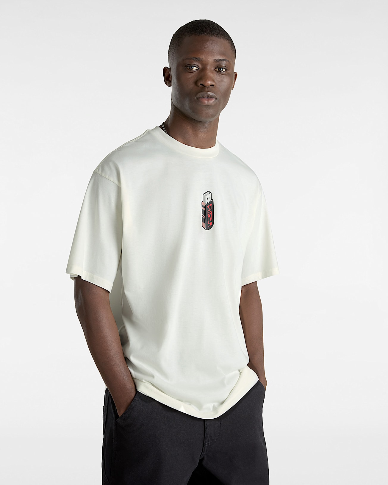 Jump Drive T-Shirt in White| Vans CZ Jump Drive T-Shirt in White| Vans CZ