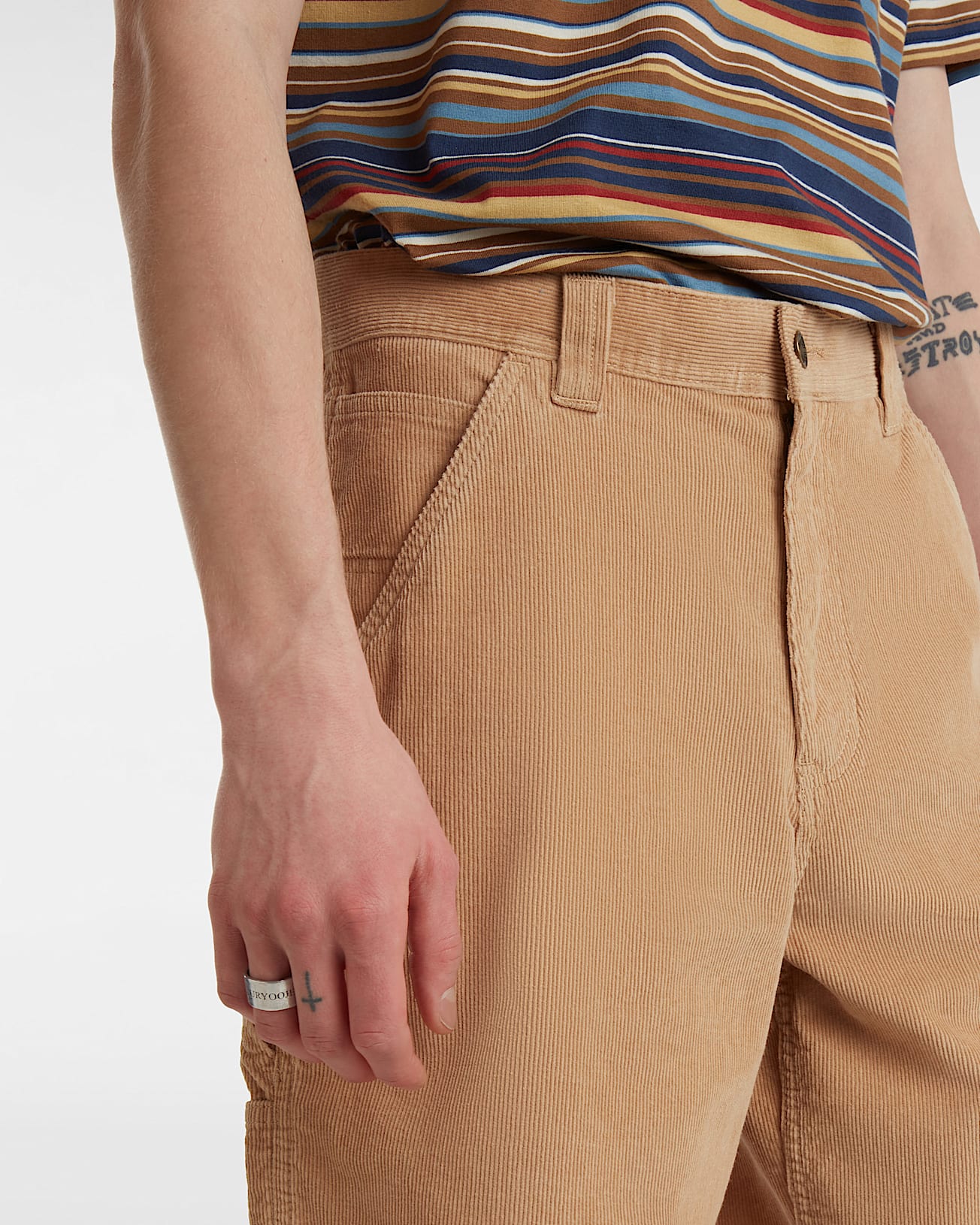 Drill Chore Loose Carpenter 21" Corduroy Shorts - 7