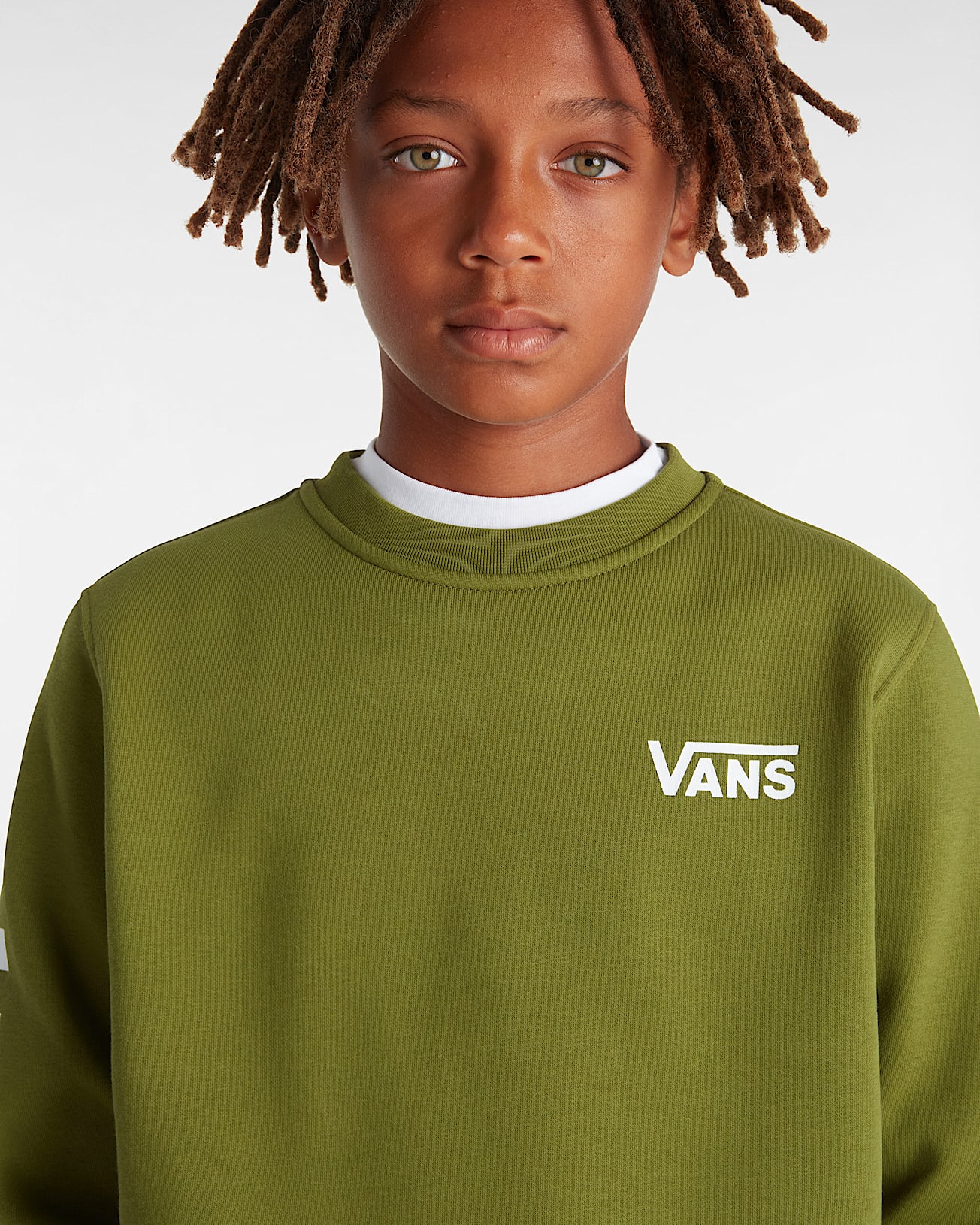 Kids Exposition Check II Crew Sweatshirt (8-14 Years) in