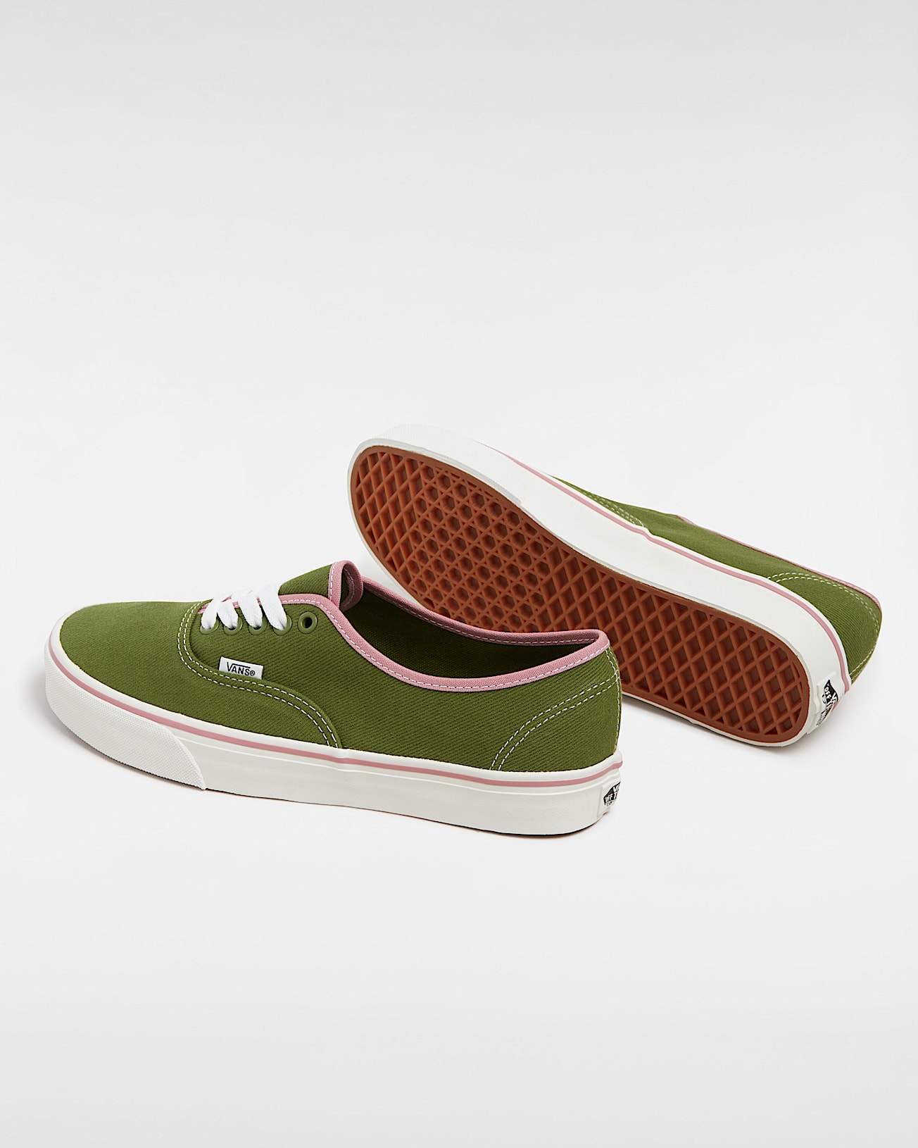 ☆VANS☆ Authentic binding green pink VN0A2Z3ZBOC1 Promo Vans Authentic Sepatu Sneakers Unisex - Binding Green