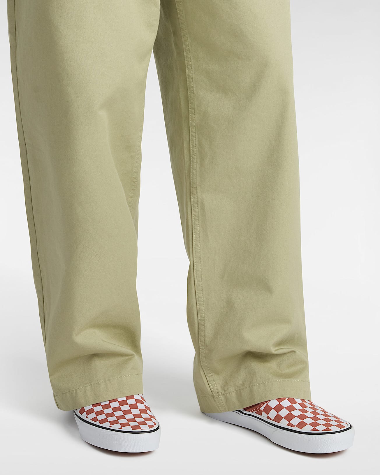 Classic Slip-On Checkerboard Shoes - 5