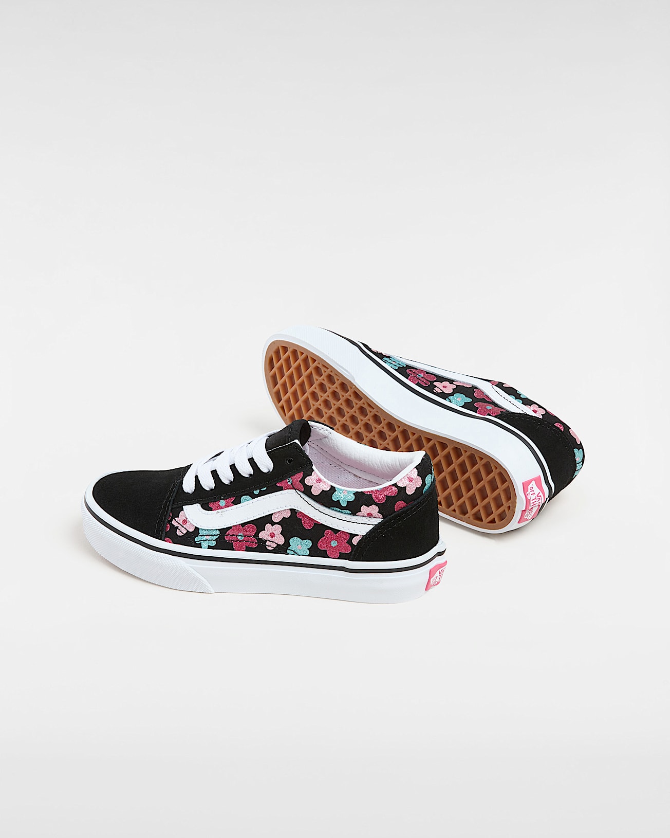 Kids Old Skool Glitter Shoes  (4-8 Years) - 3