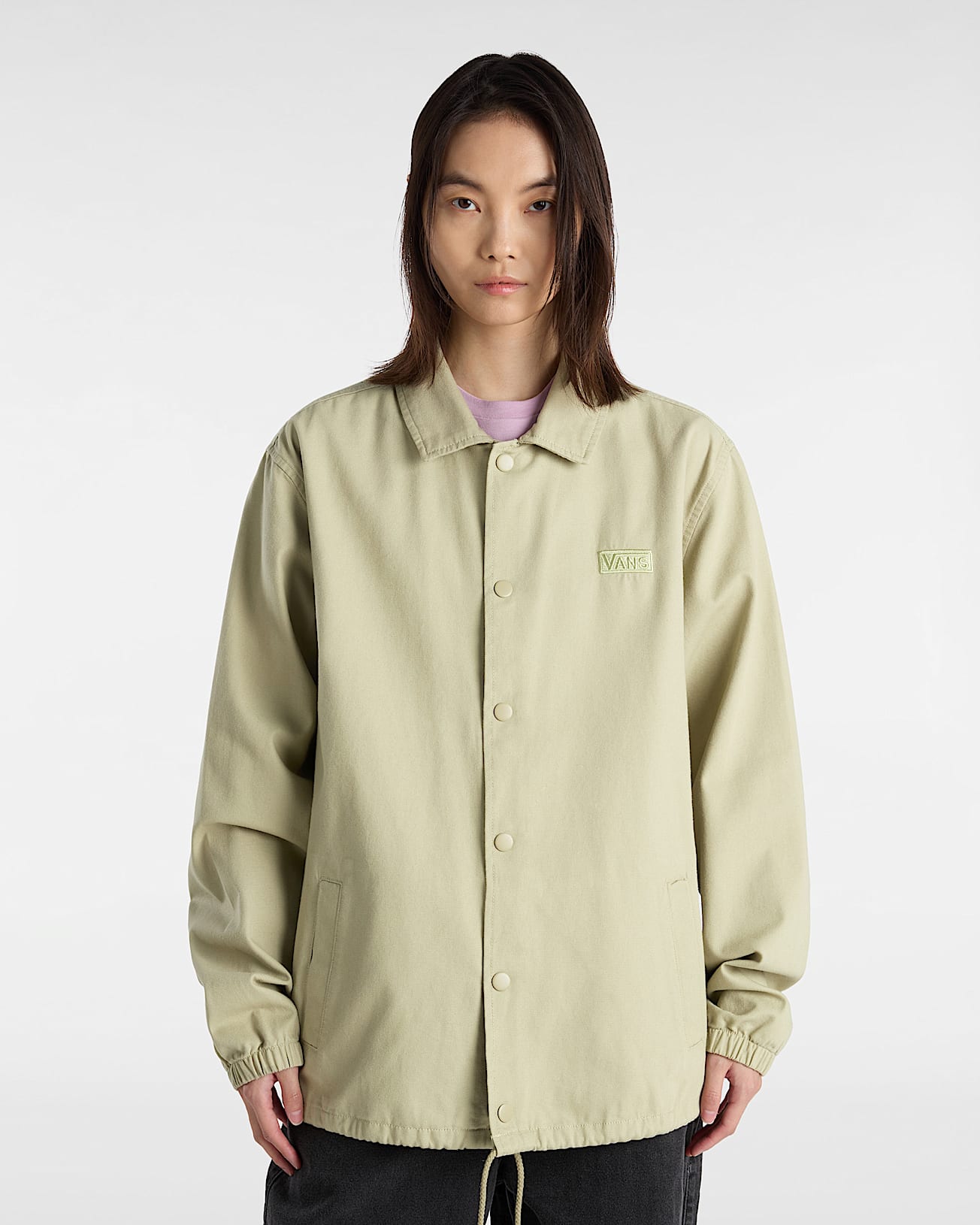 Torrey Canvas Coaches Jacket in Beige| Vans UK Torrey Canvas Coaches Jacket in Beige| Vans UK