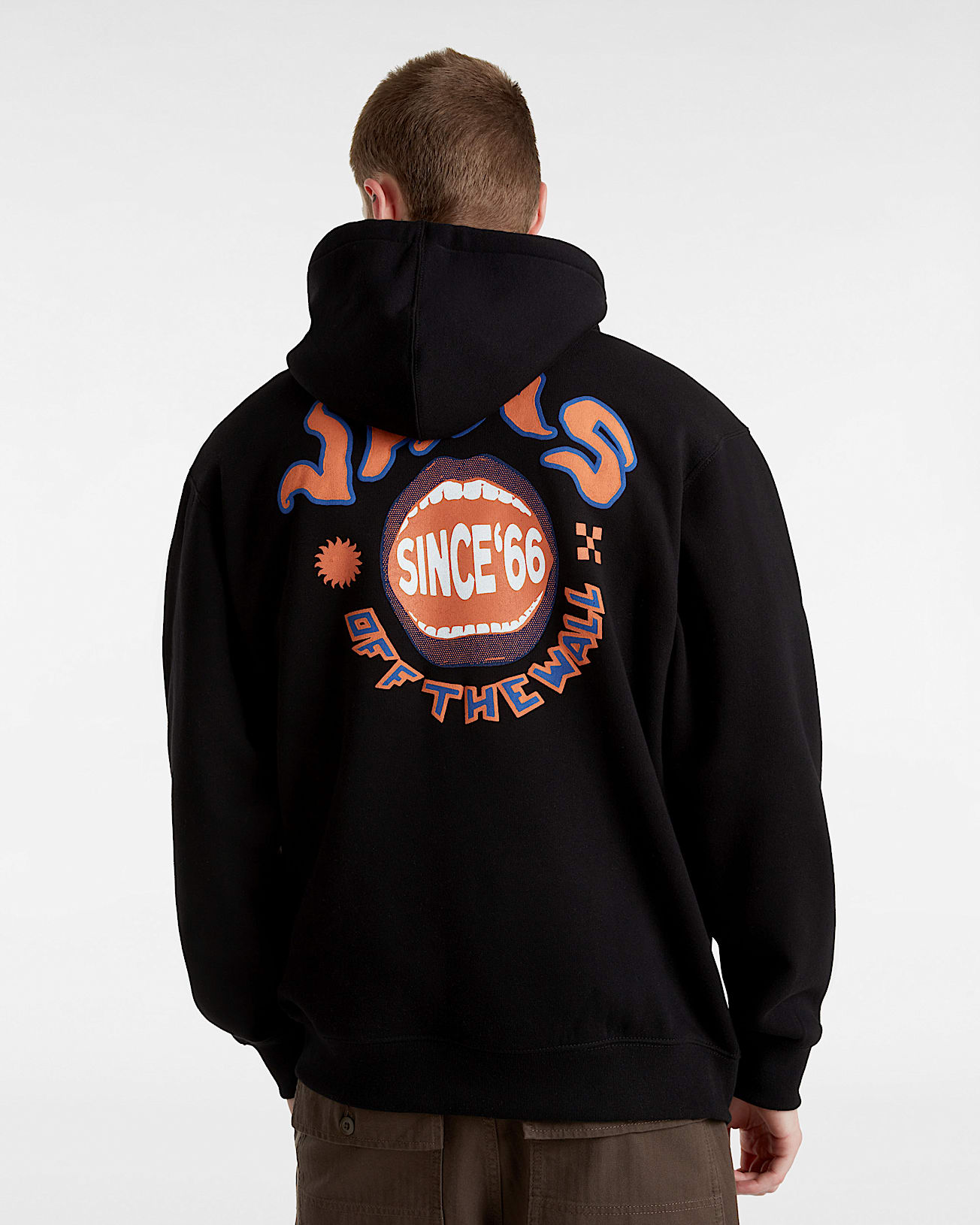 Open Mouth Loose Pullover Hoodie - 4