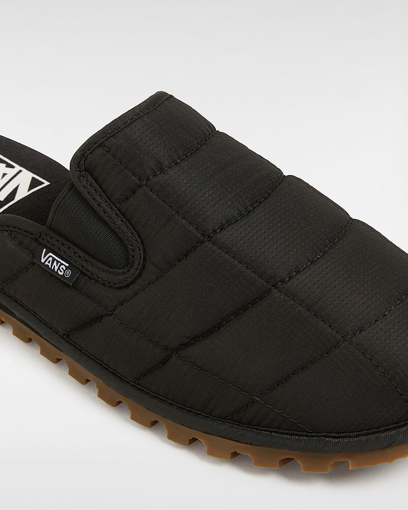 MTE Quilted Mountain Mule Shoes in Black| Vans UK