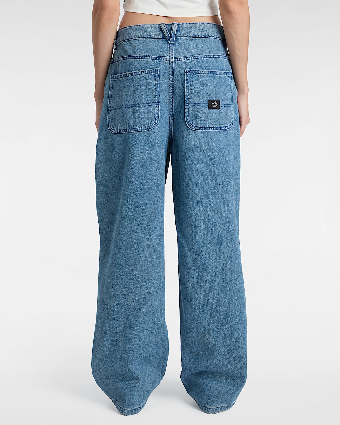 Curbside denim Trousers in Blue| Vans UK