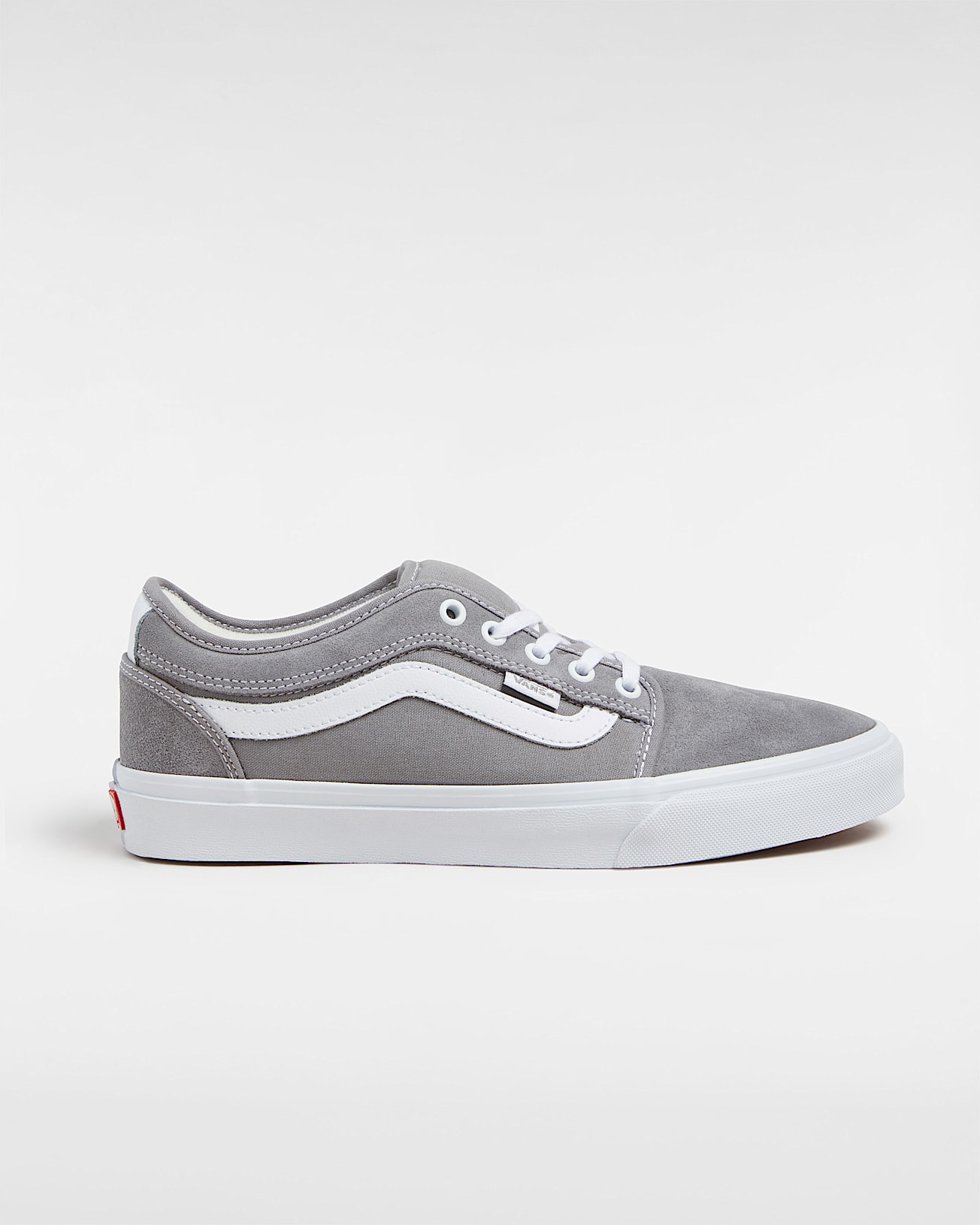 Skate Chukka Low Sidestripe Shoes in Grey| Vans CZ