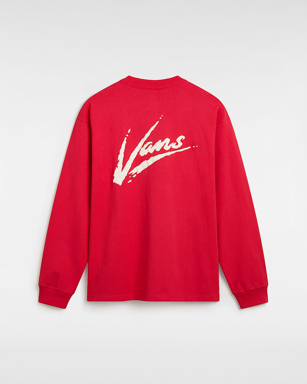 Dettori Loose Long Sleeve T-Shirt in Red| Vans UK