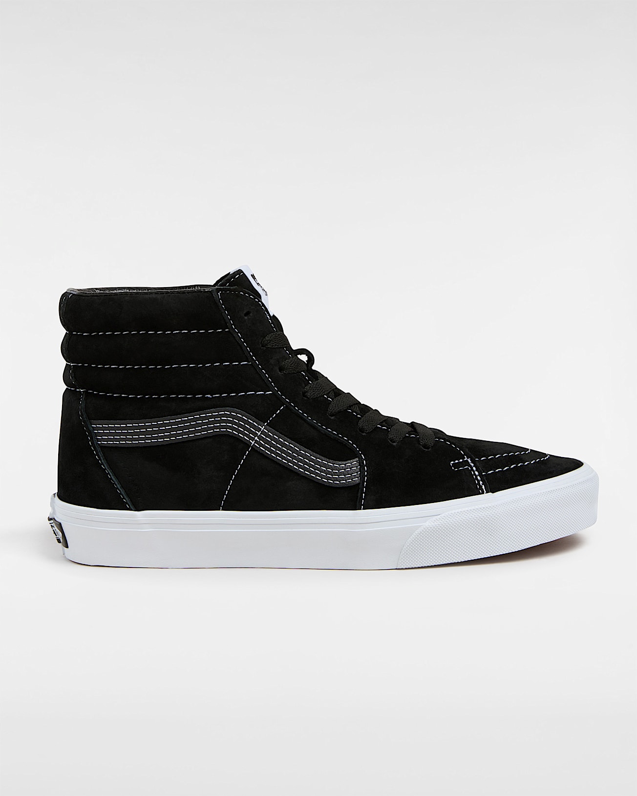 Sk8-Hi Pig Suede Shoes in Black| Vans UK