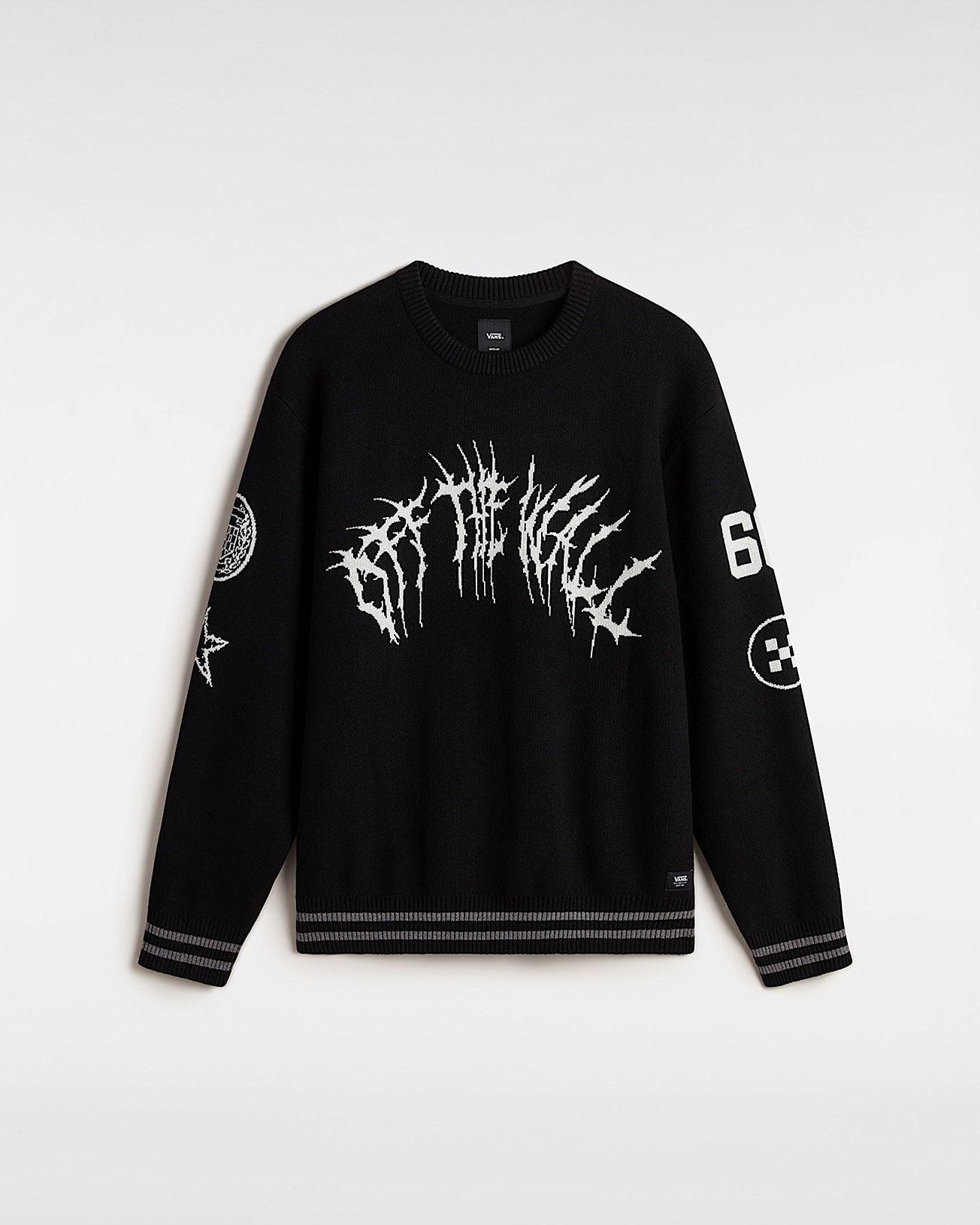 Metal Arch Crew Sweatshirt in Black| Vans UK Metal Arch Crew Sweatshirt in Black| Vans UK