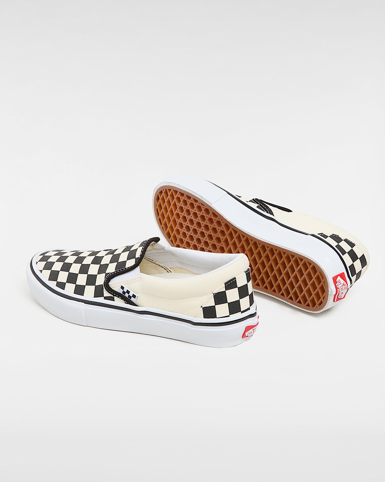 Checkerboard Slip-On Skateschuhe