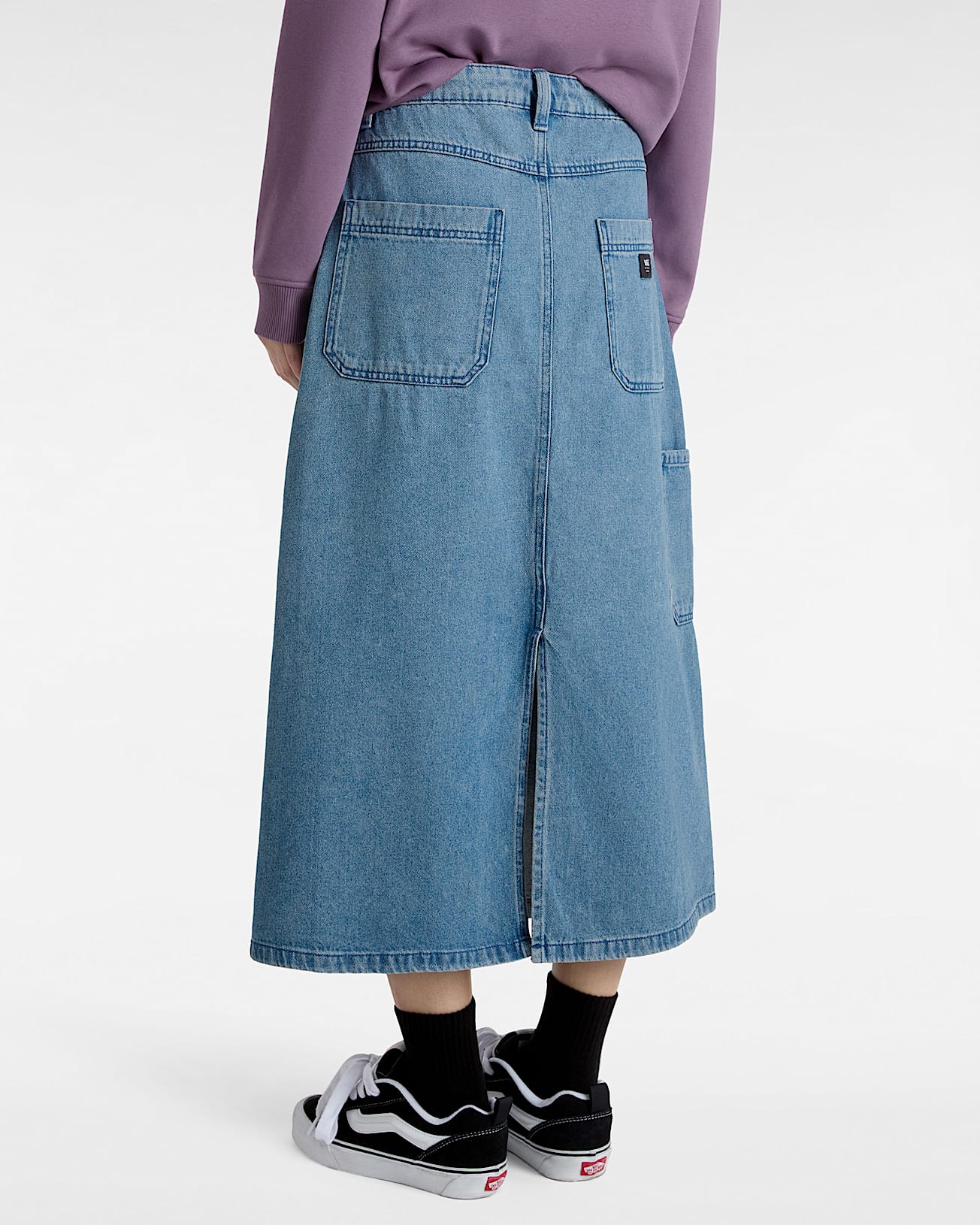 Falda en denim con diseño de carpintero Union Carpenter - 4