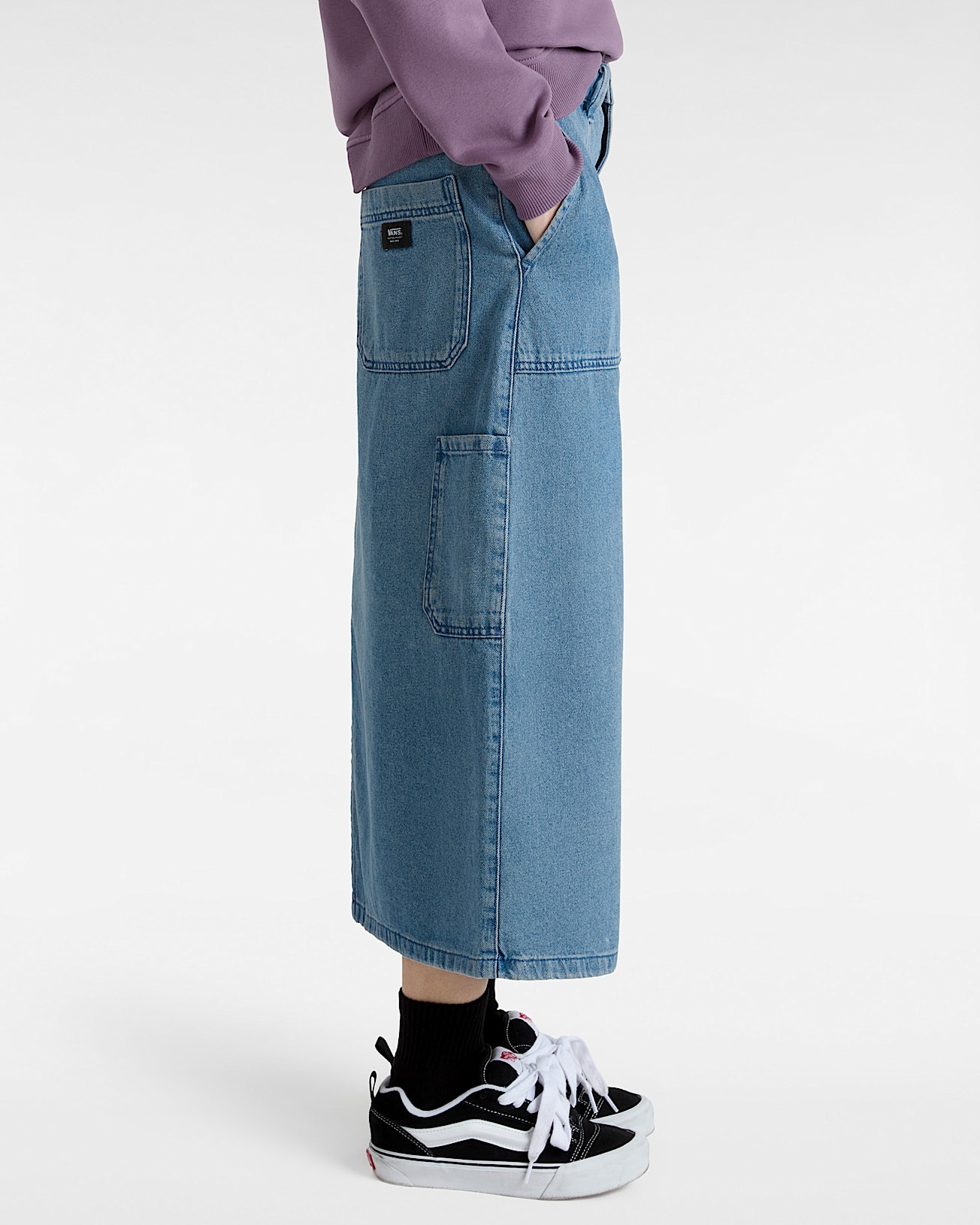 Falda en denim con diseño de carpintero Union Carpenter - 6