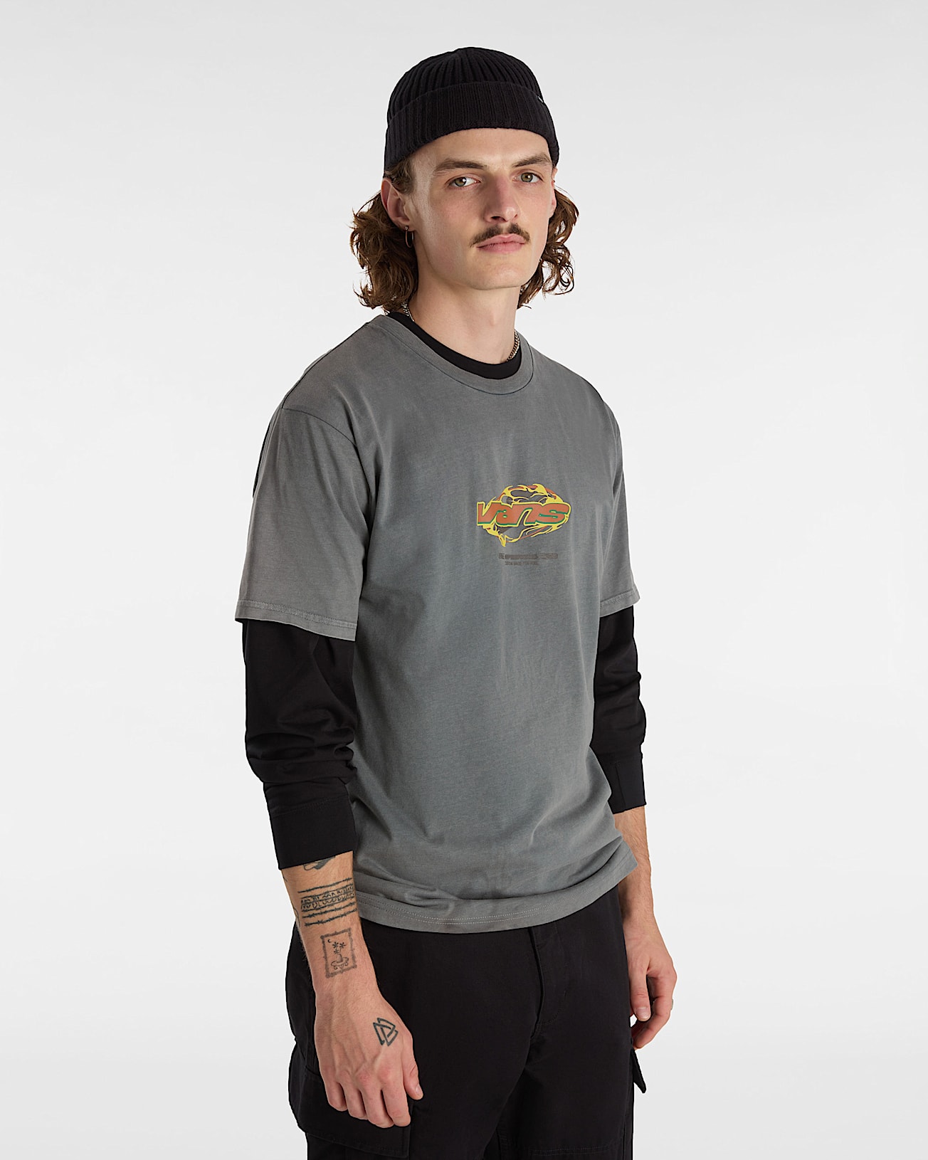Ignitions T-Shirt in Grey| Vans UK