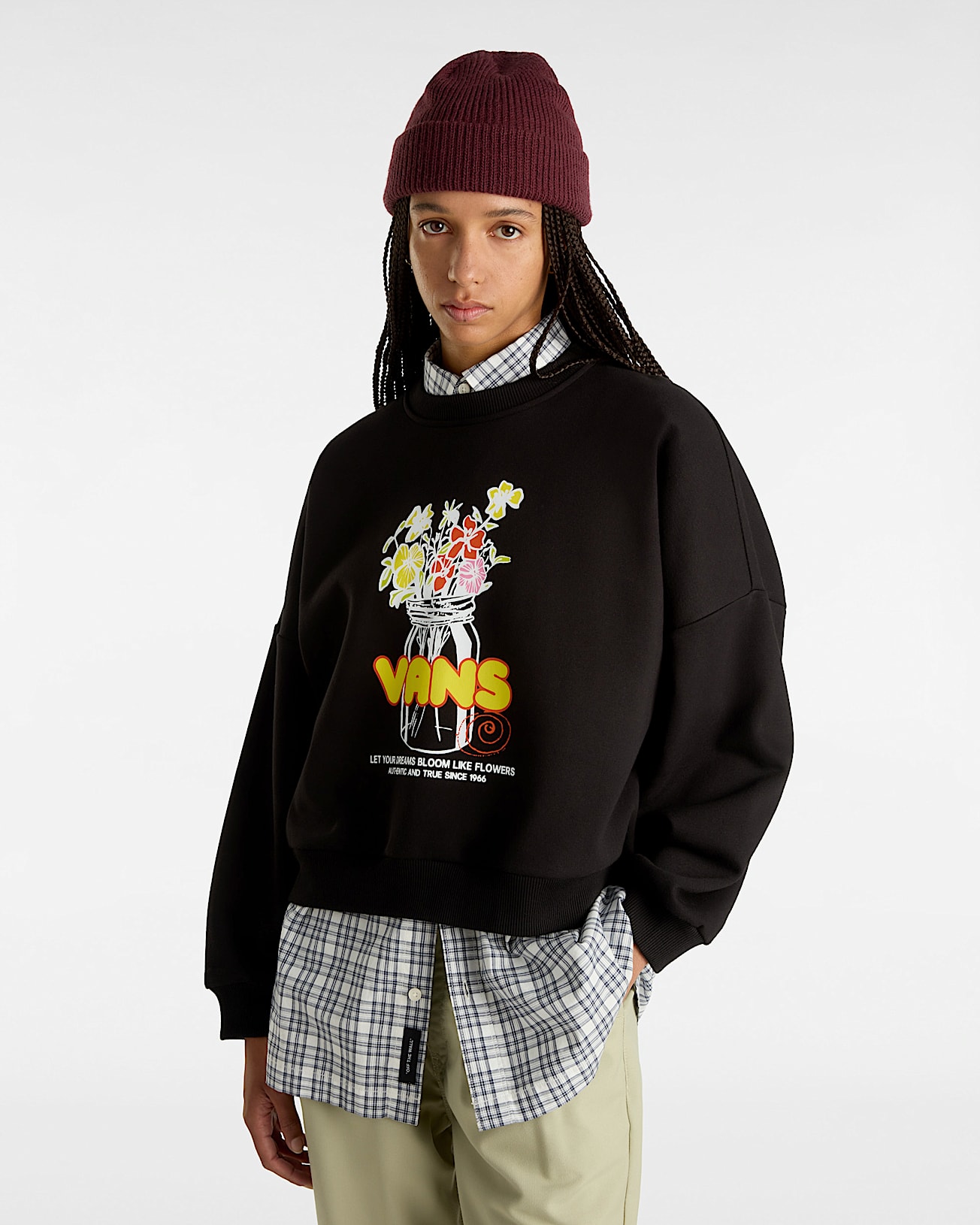 Camisola Boquet Loose Crew - 3