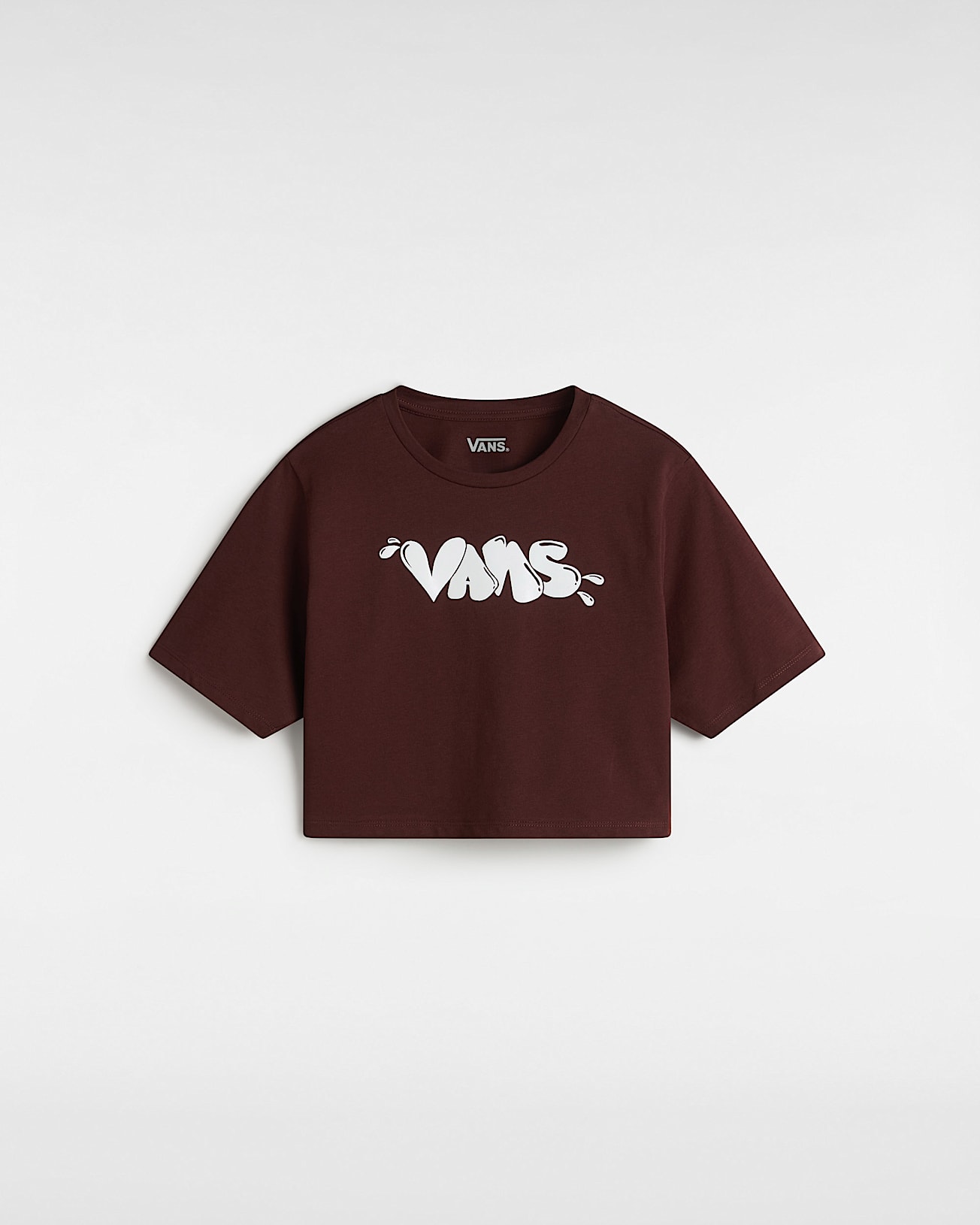 Busted Type Crew Crop T-Shirt - 1