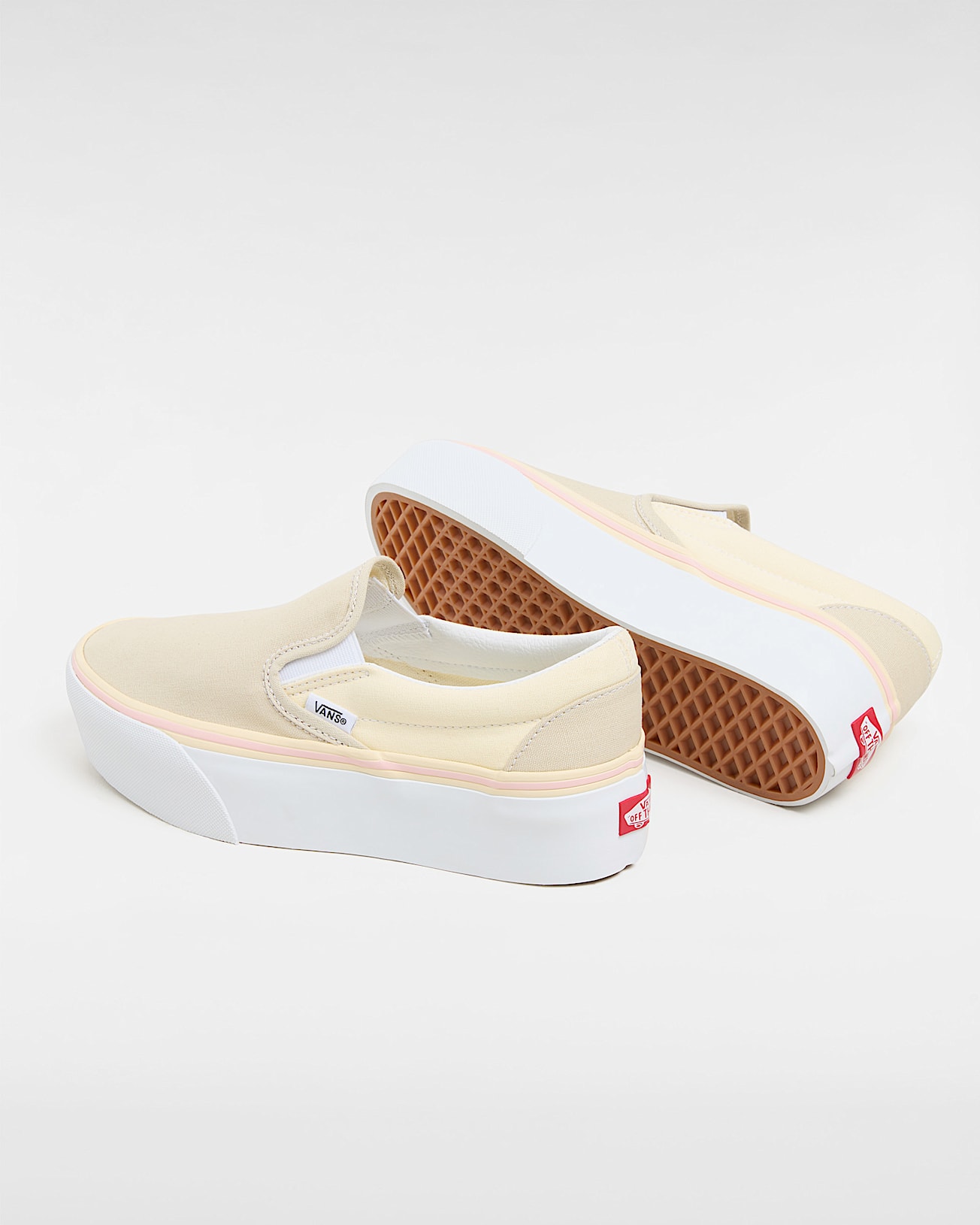 Classic Slip-On Checkerboard Stackform Shoes - 3