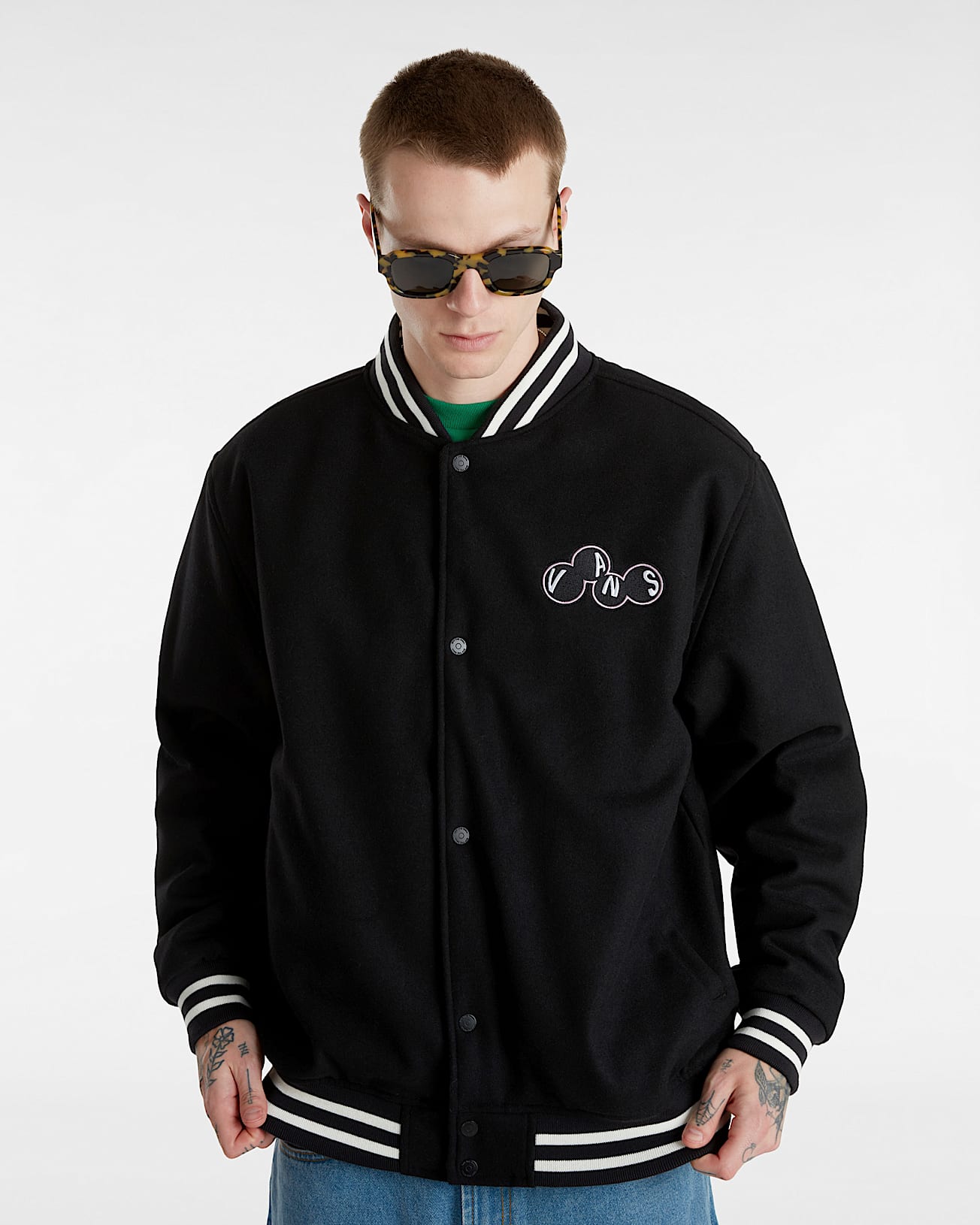 ジャケット・アウター 00s Vans scull varsity stadium jacket Vans Punk Skull Varsity Jacket - Etsy