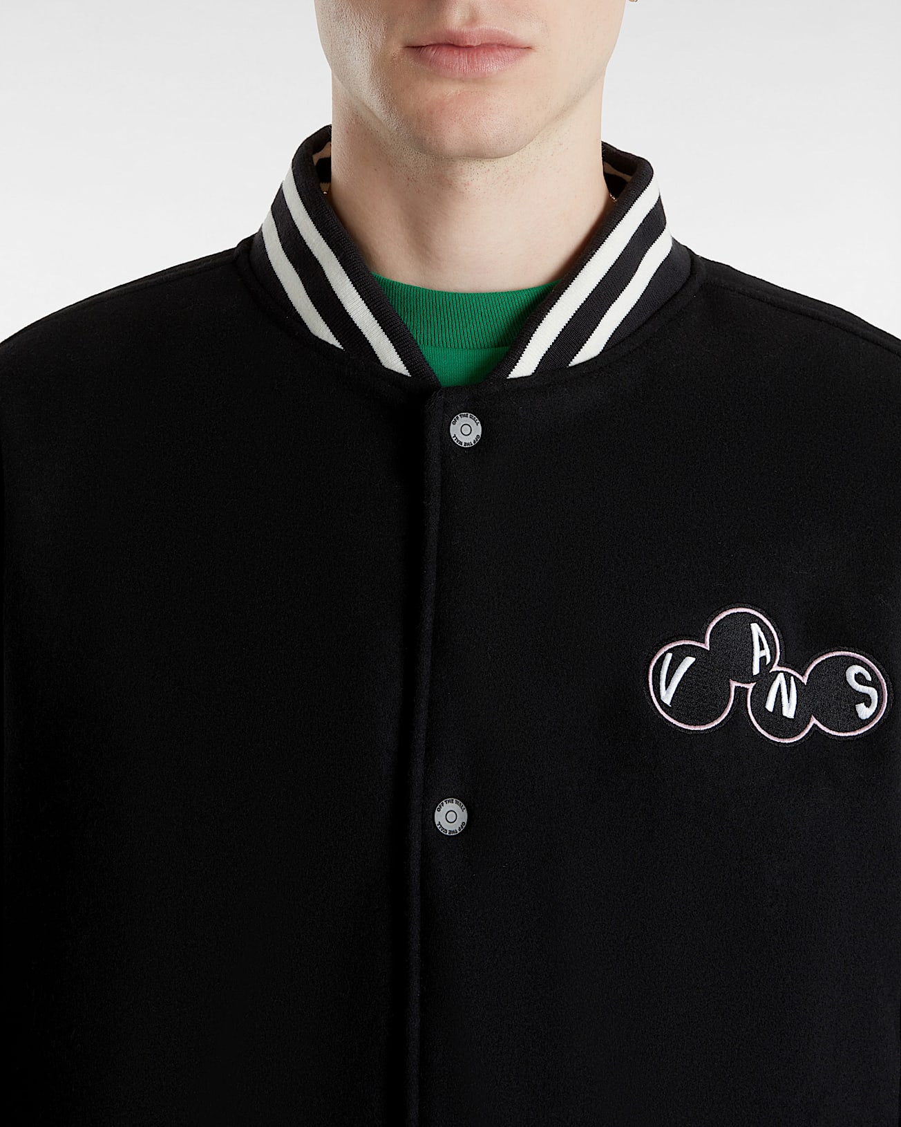 Scuttle Baseball Jacket in Black| Vans SE