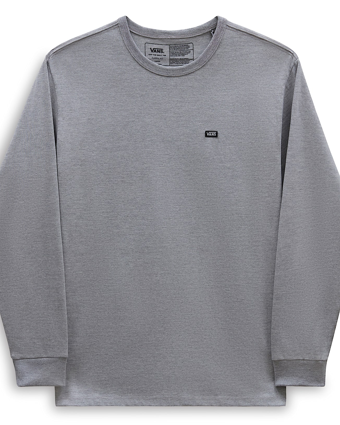 訳あり・アウトレット特集 Classic Wall The Off Long UK Vans Grey| in T-Shirt Sleeve トップス