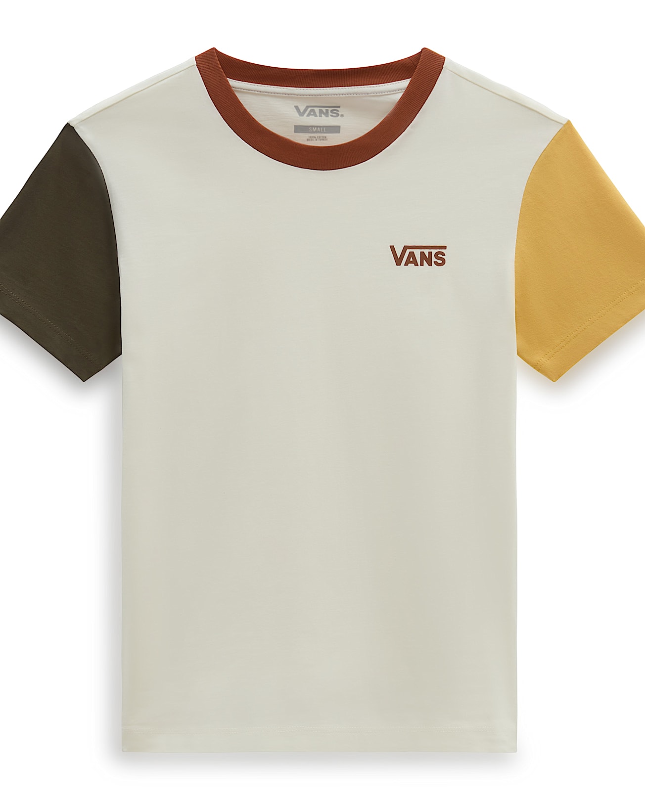 【おすすめアイテム】Vans Colour Block Logo T-Shirt Colorblock Crew T-Shirt in Multicolour| Vans UK