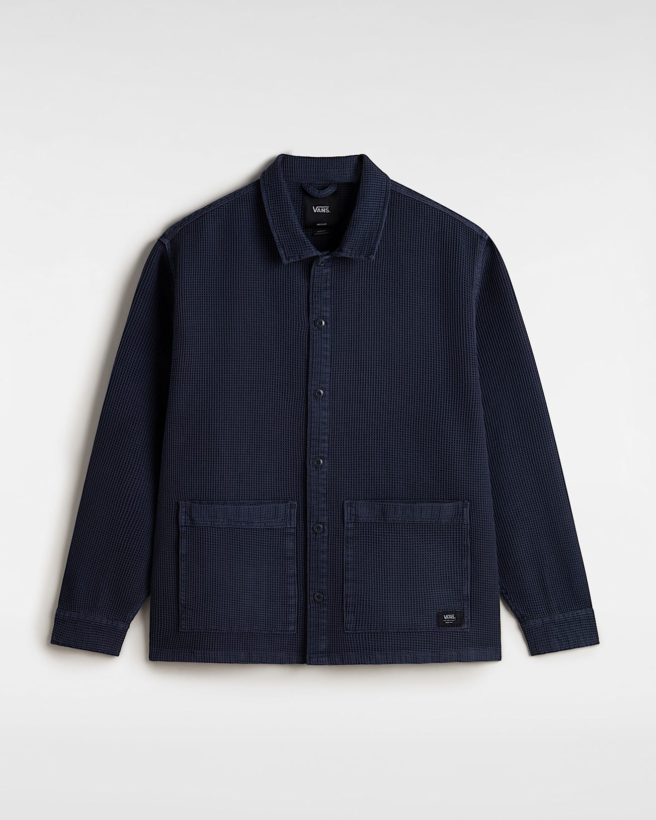 Maywood Dobby Shacket in Blue| Vans DK