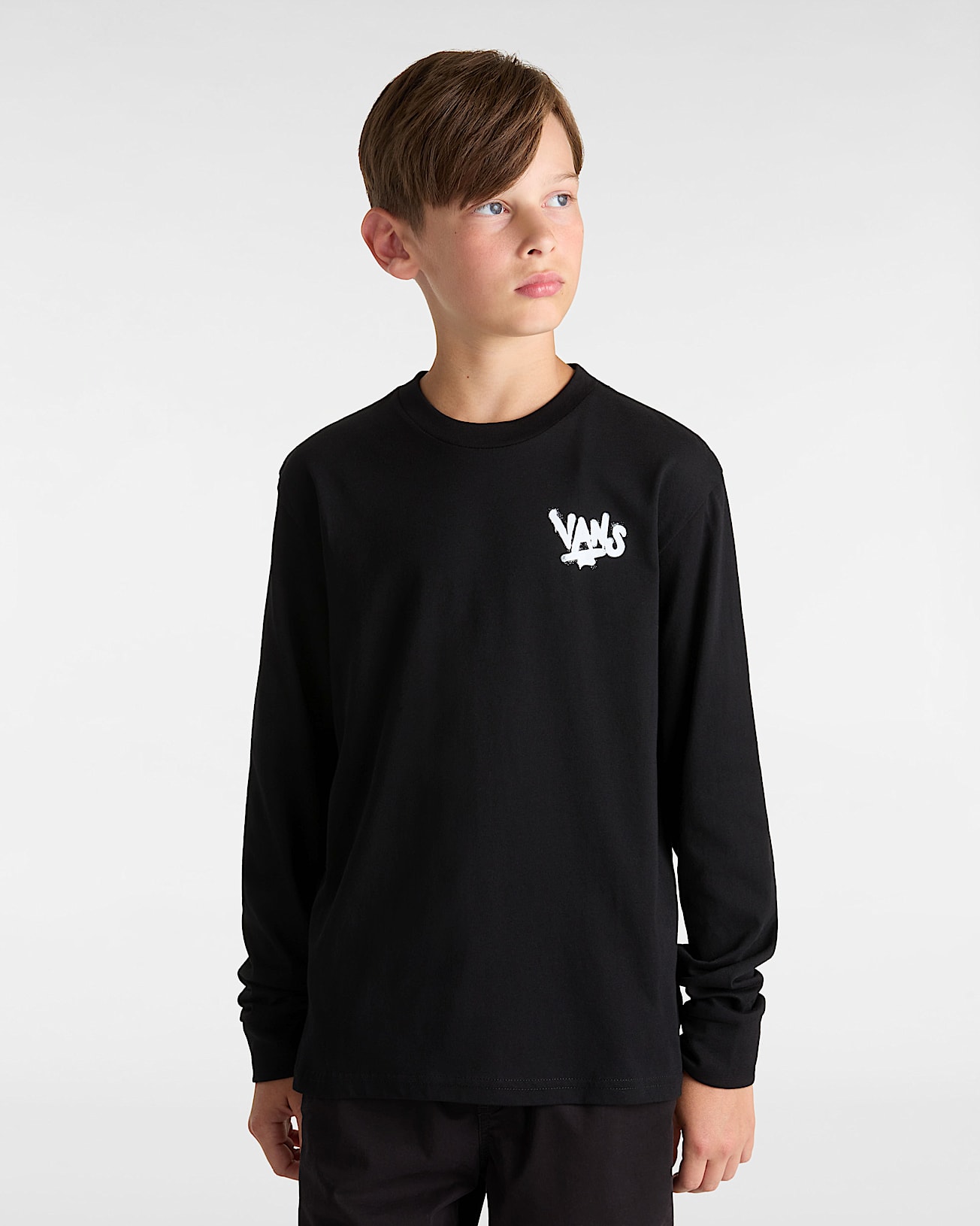 Spalding Kinder Langarmshirt 'Team II' – Basic-Crewneck Aus Baumwolle Für Training & Freizeit