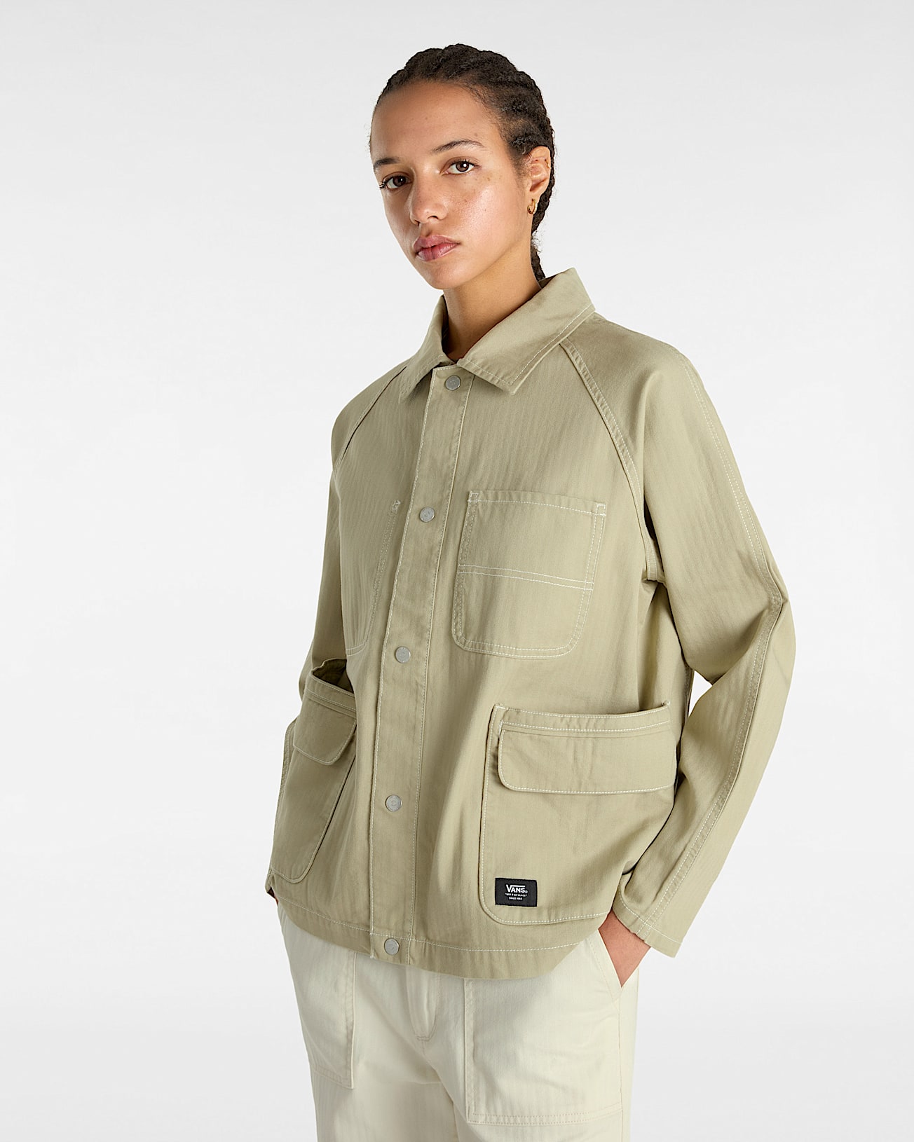 Codey Utility Coat in Beige| Vans SE
