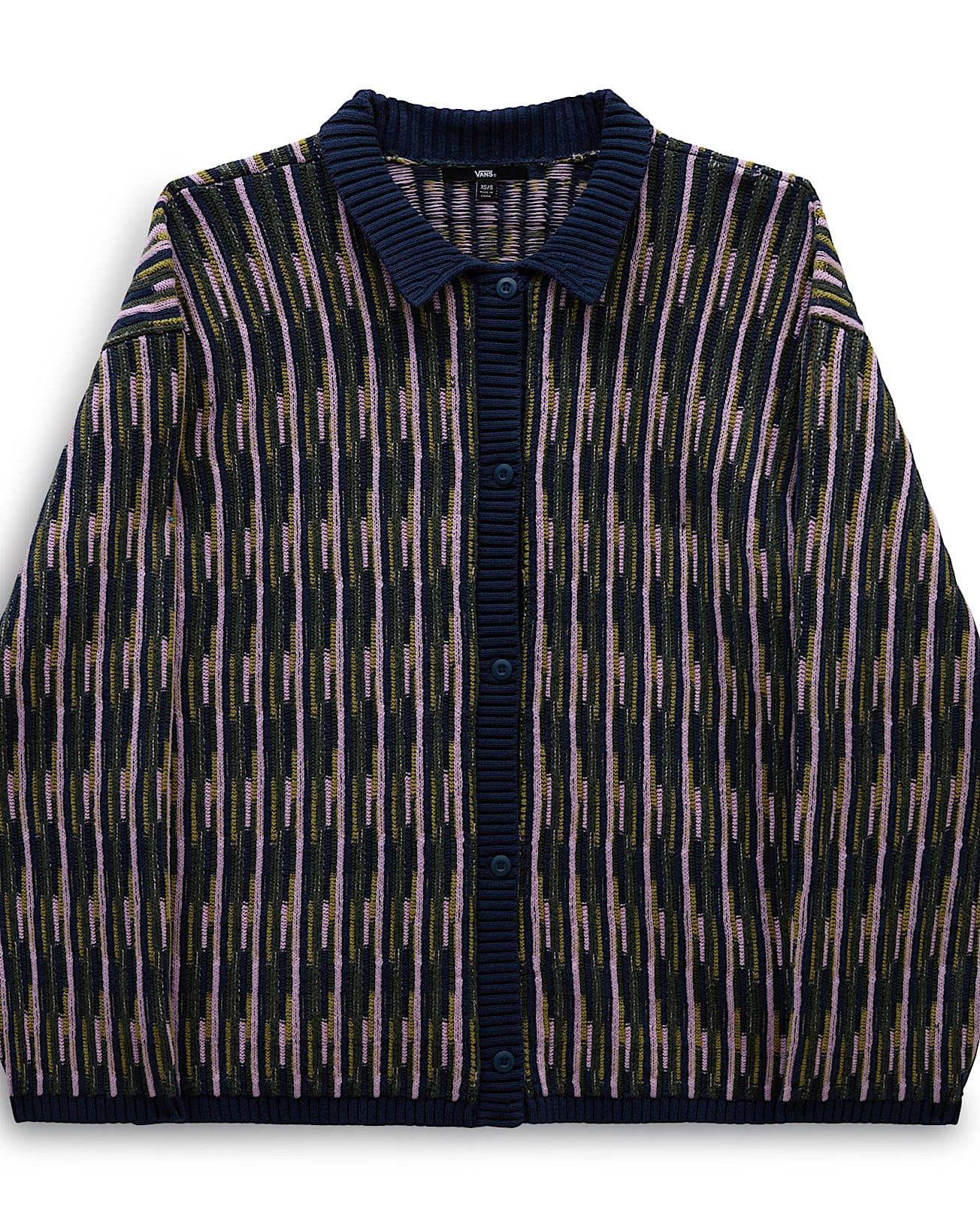 Alta Chunky Knit Cardigan in Blue| Vans UK