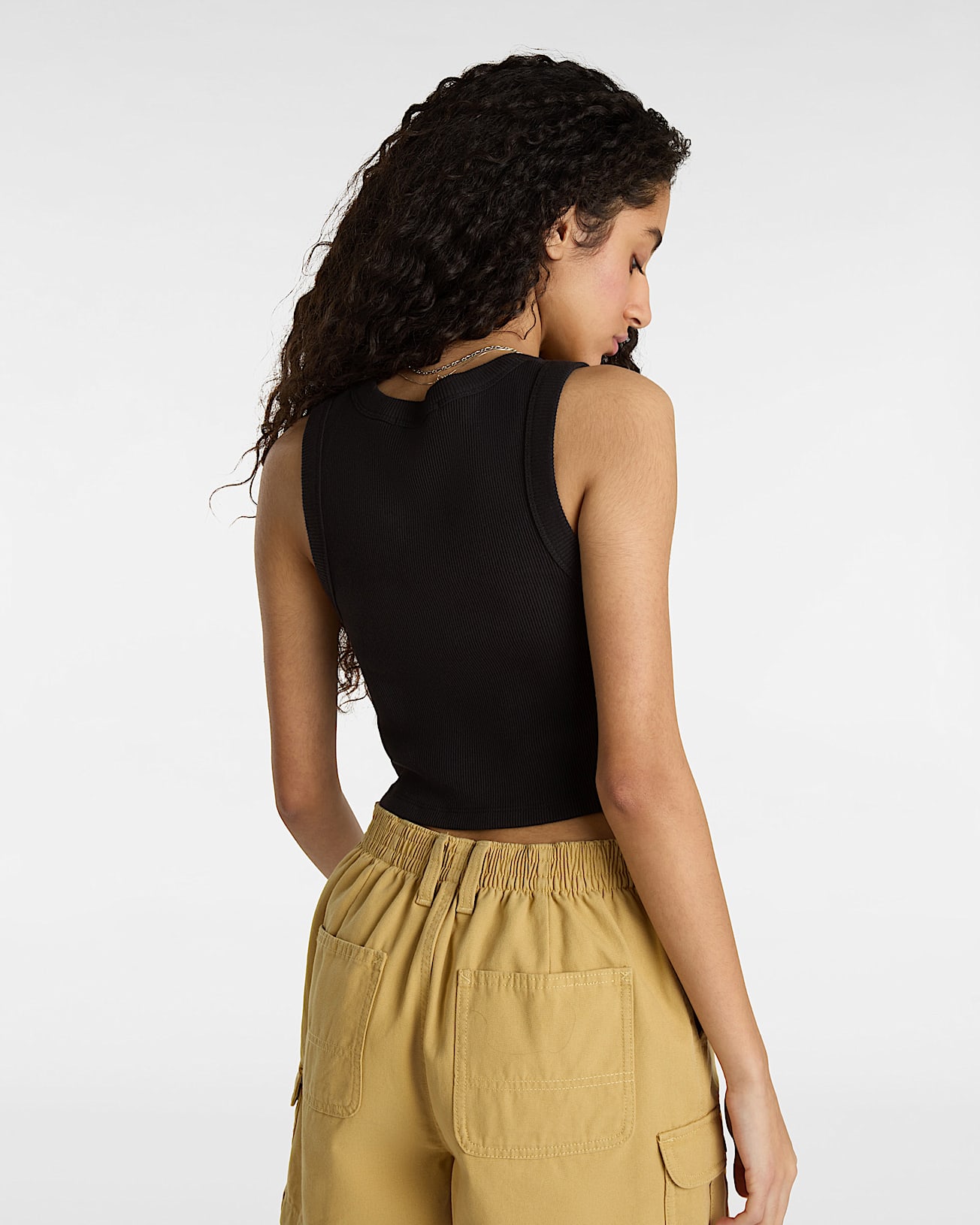 Camiseta de canalé sin mangas Drew - 4